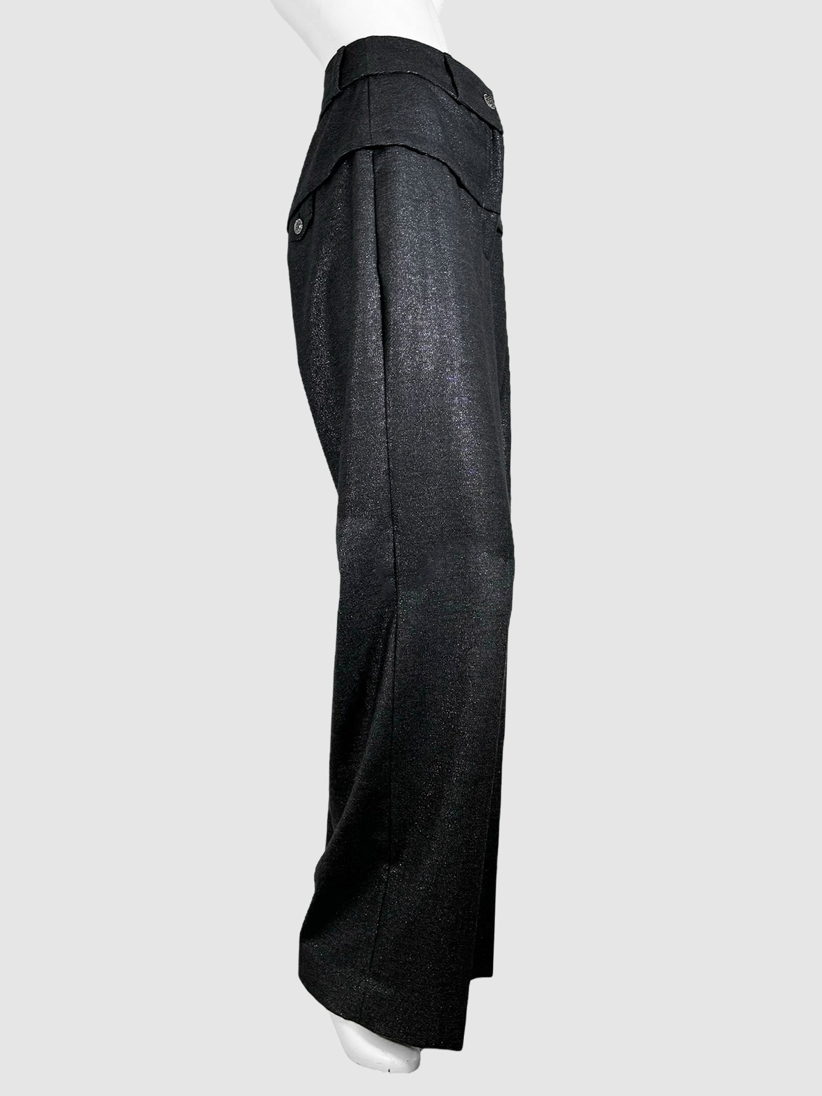 Metallic Wool Dress Pants - Size 40