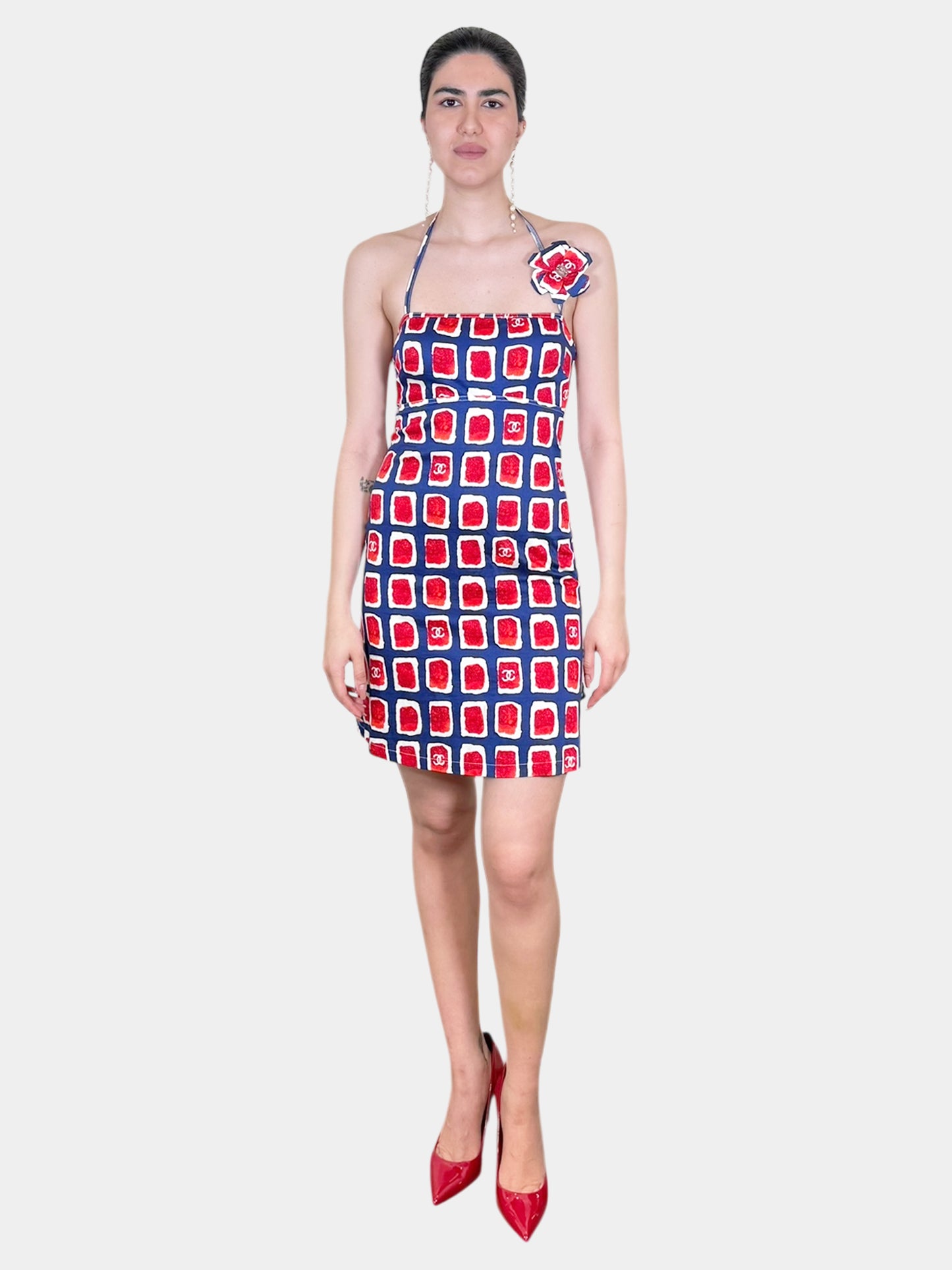 2001 Halter Mini Dress