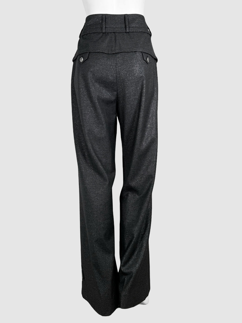 Metallic Wool Dress Pants - Size 40