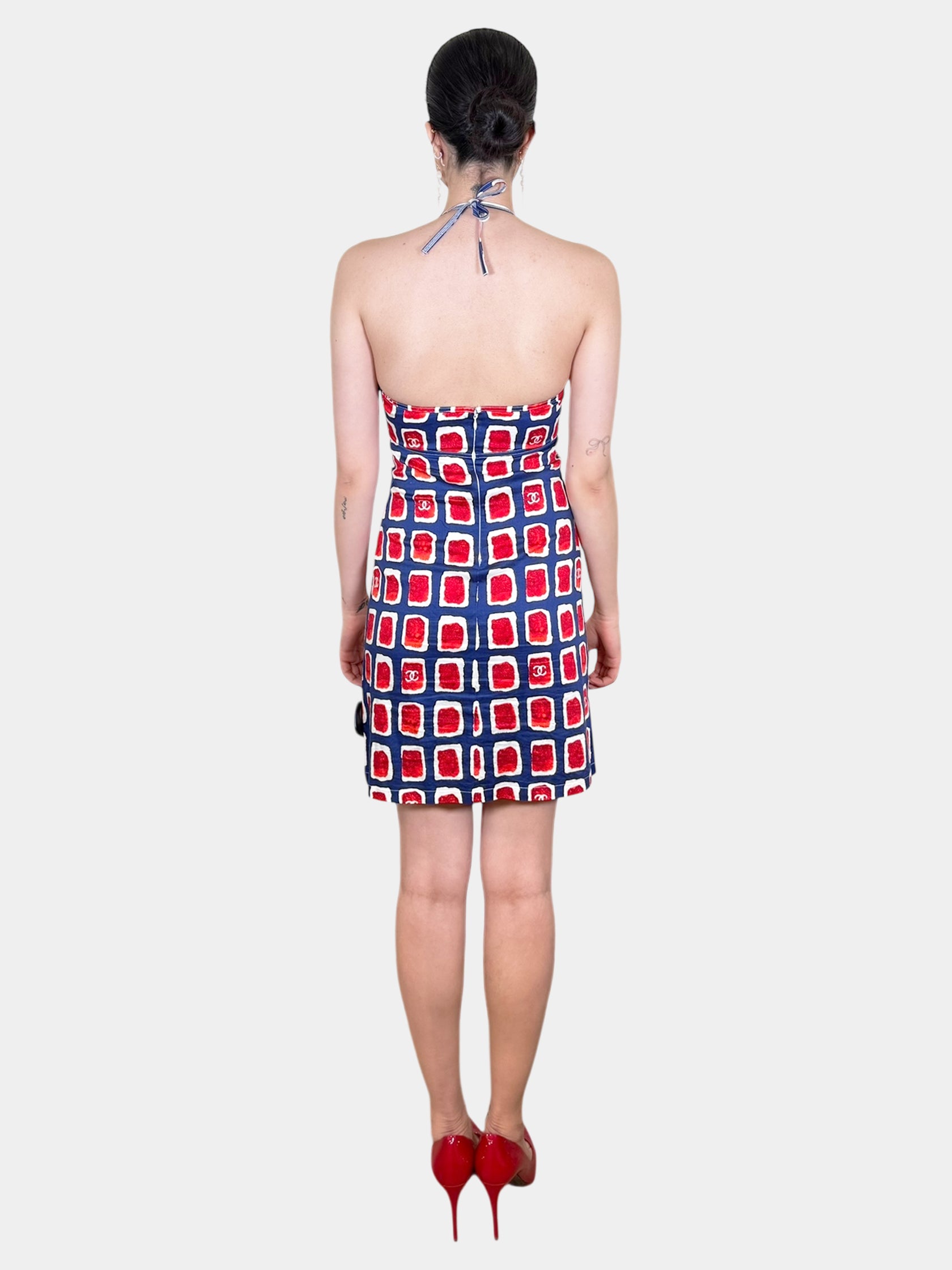 2001 Halter Mini Dress