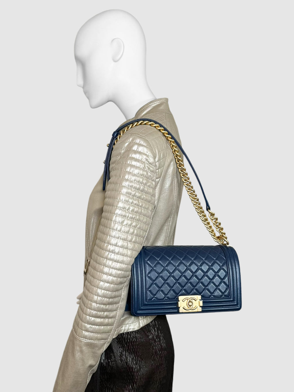 2017 Medium Quilted Boy Bag