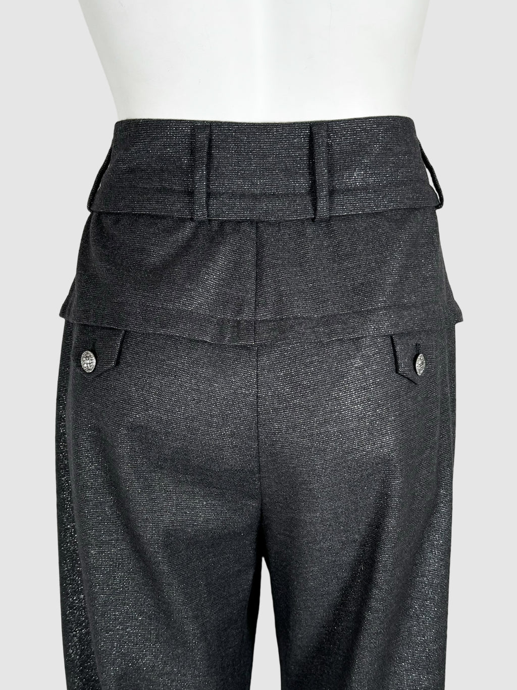 Metallic Wool Dress Pants - Size 40