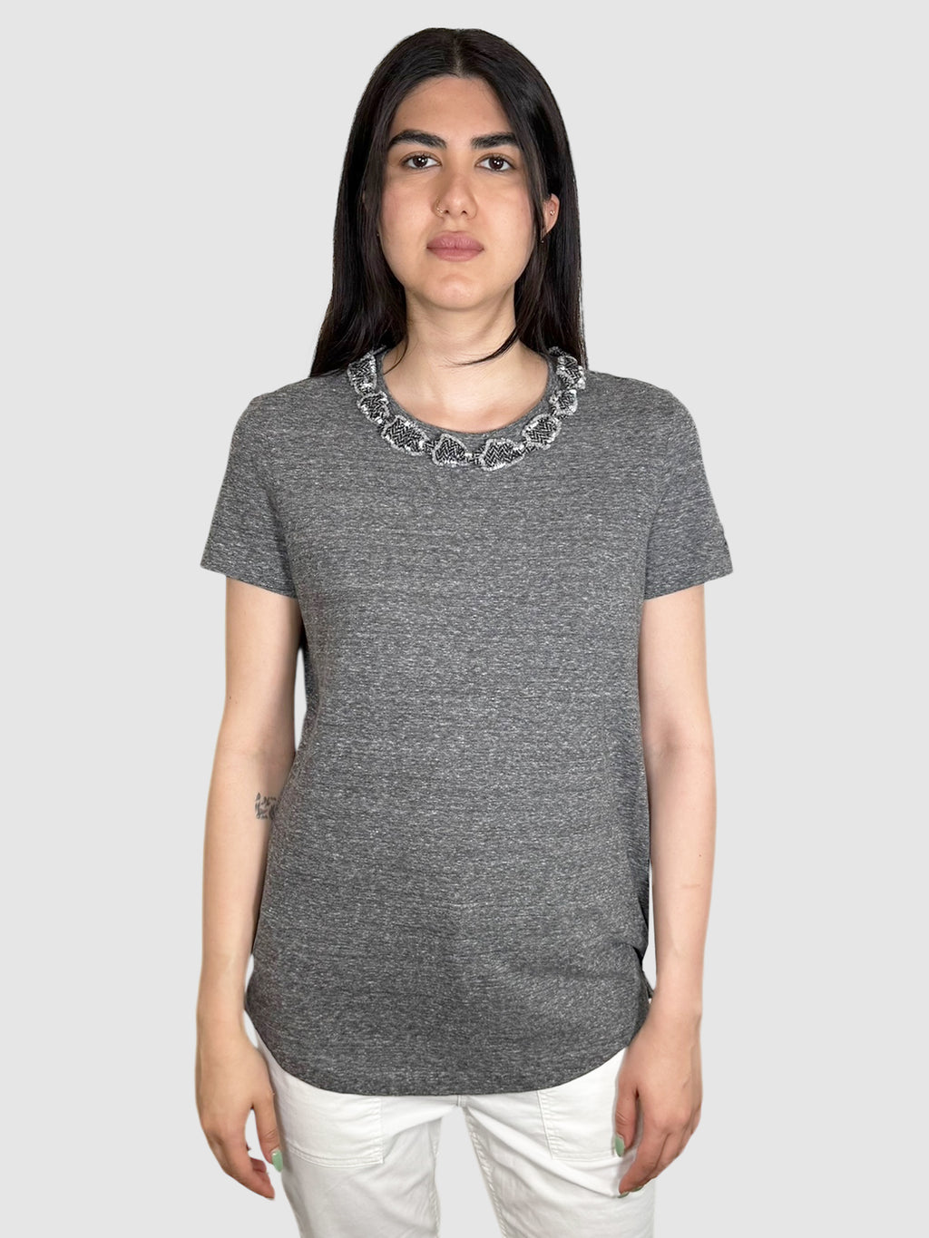 2013 Patch Collar Top