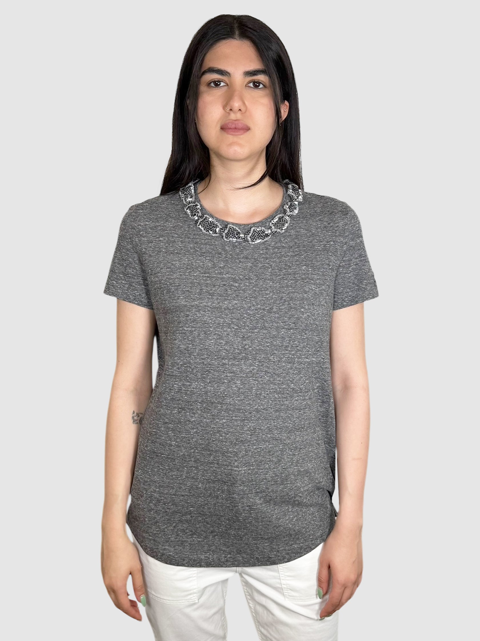 2013 Patch Collar Top