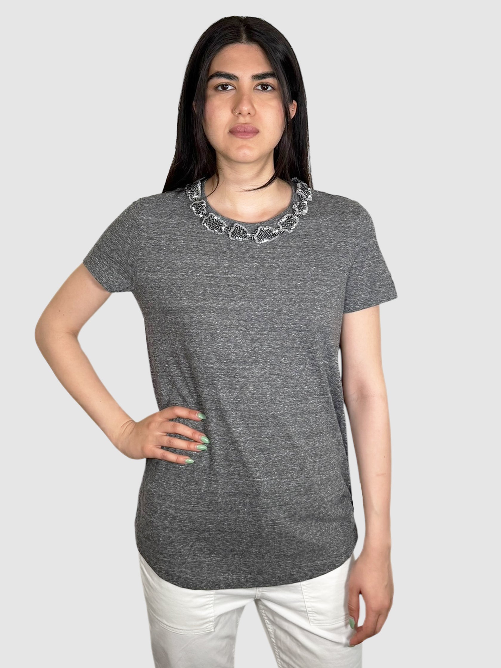 2013 Patch Collar Top