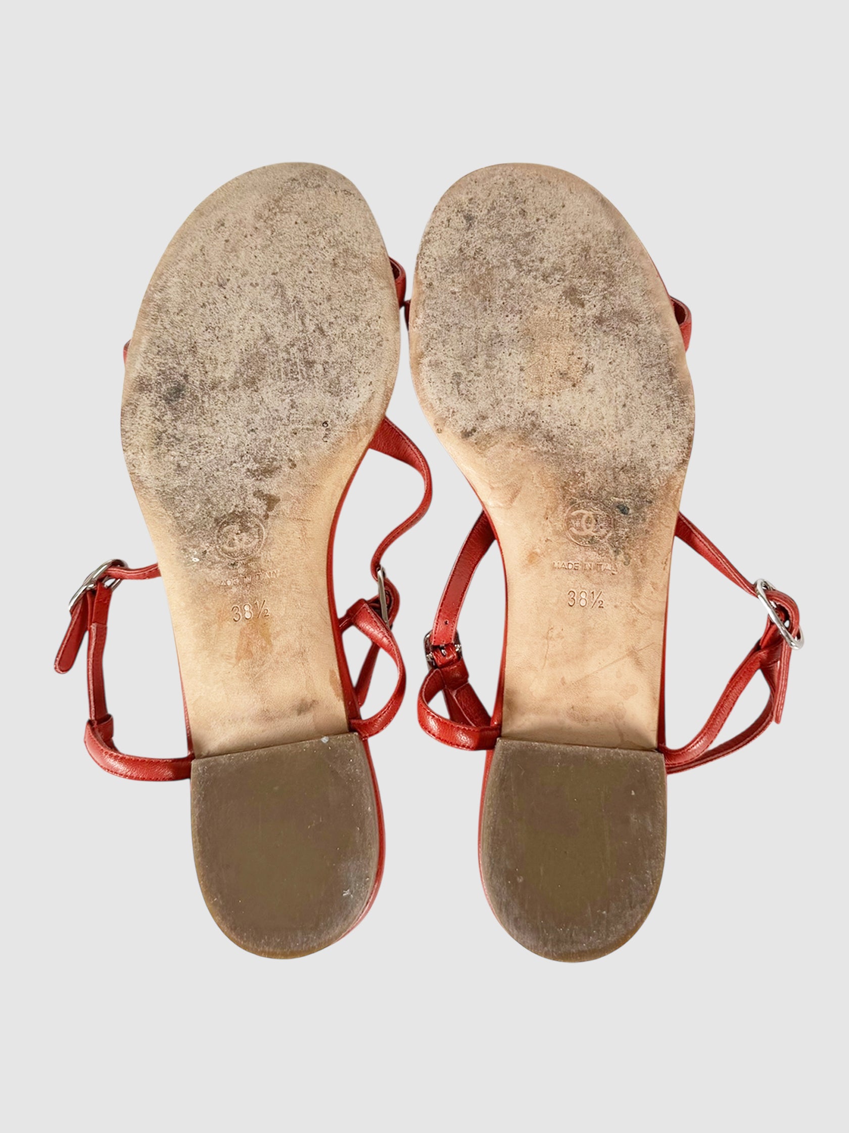 Pearl T-Strap Sandals