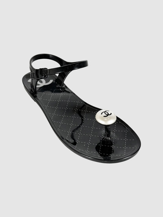 Pearl Jelly Sandals