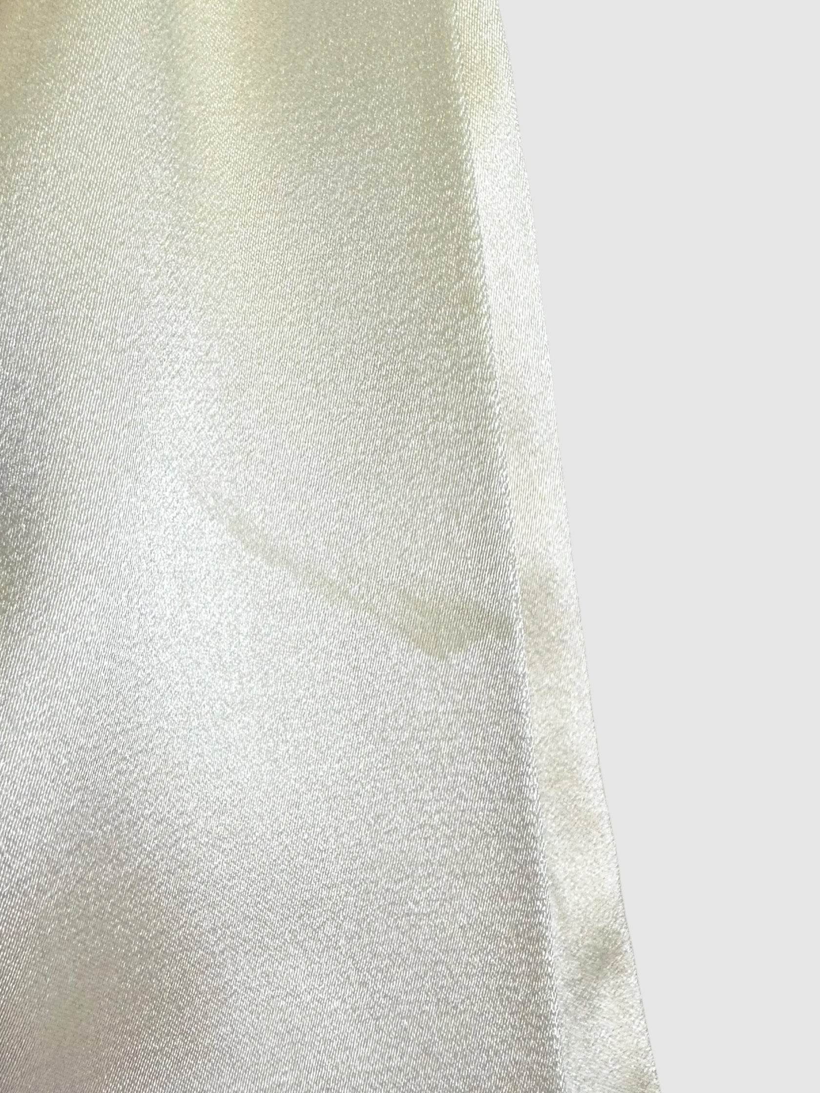 Stripe Neck Tie Cardigan - Size 42