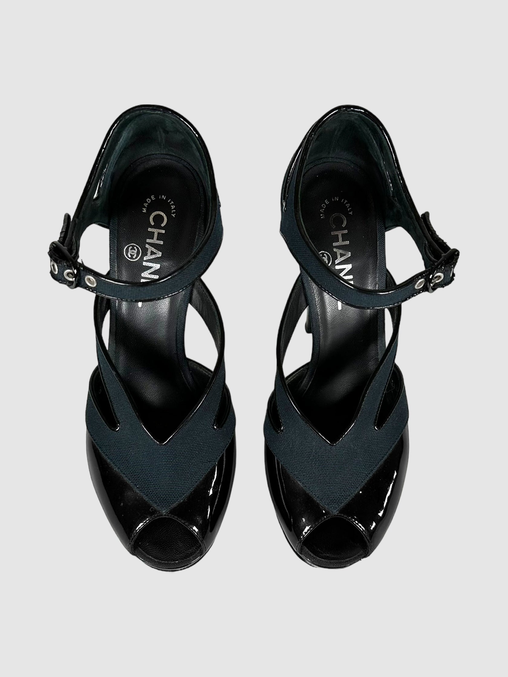 D'Orsay Platform Pumps - Size 38