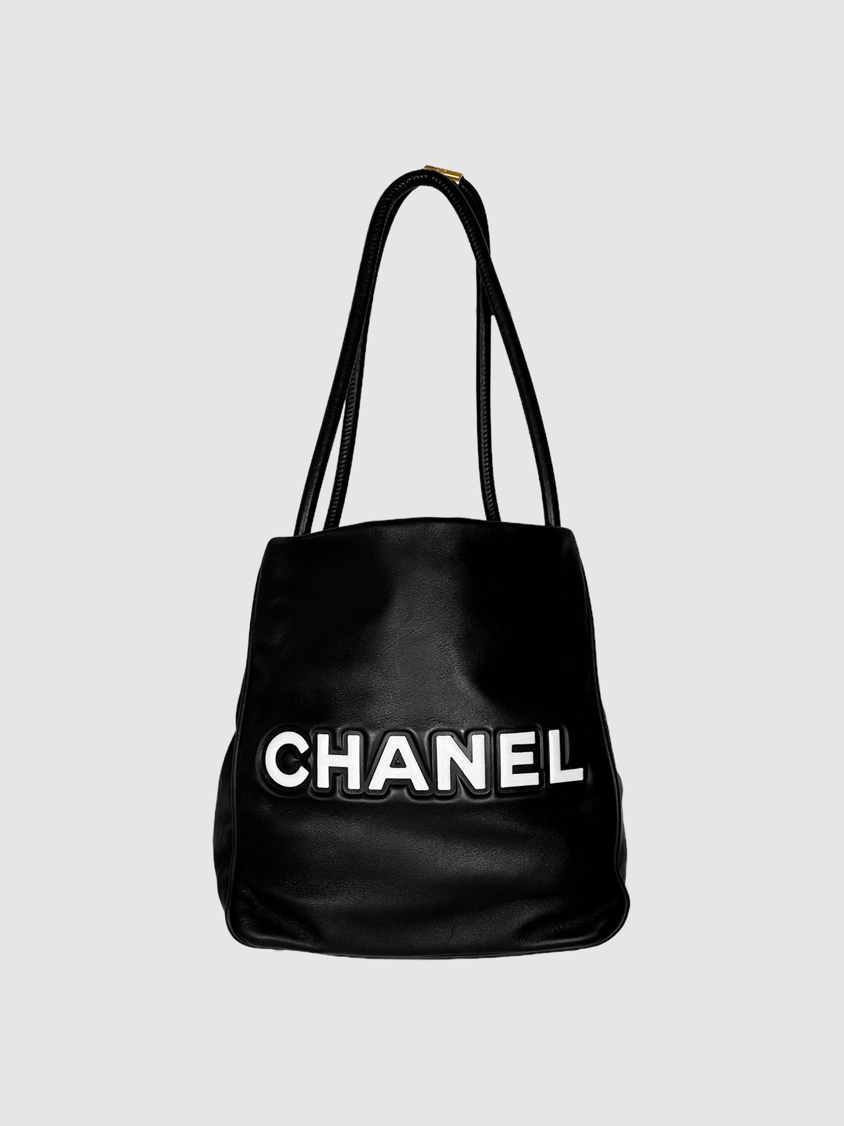Chanel Lambskin Camellia Tote Bag luxury designer resale consignment secondhand