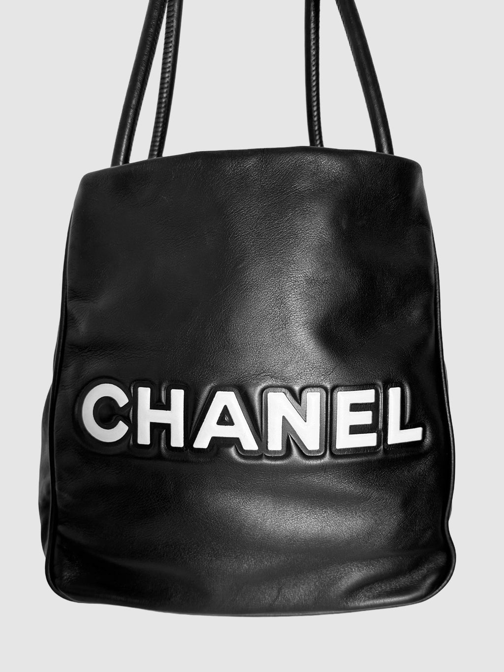 Chanel Lambskin Camellia Tote Bag luxury designer resale consignment secondhand
