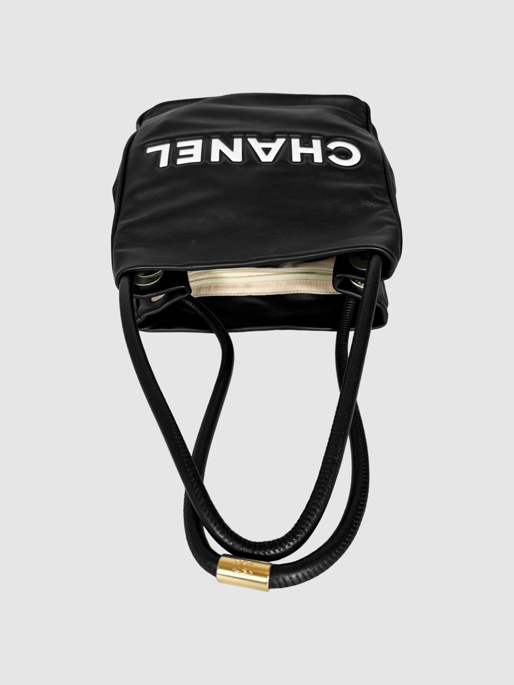 Lambskin Camellia Tote Bag