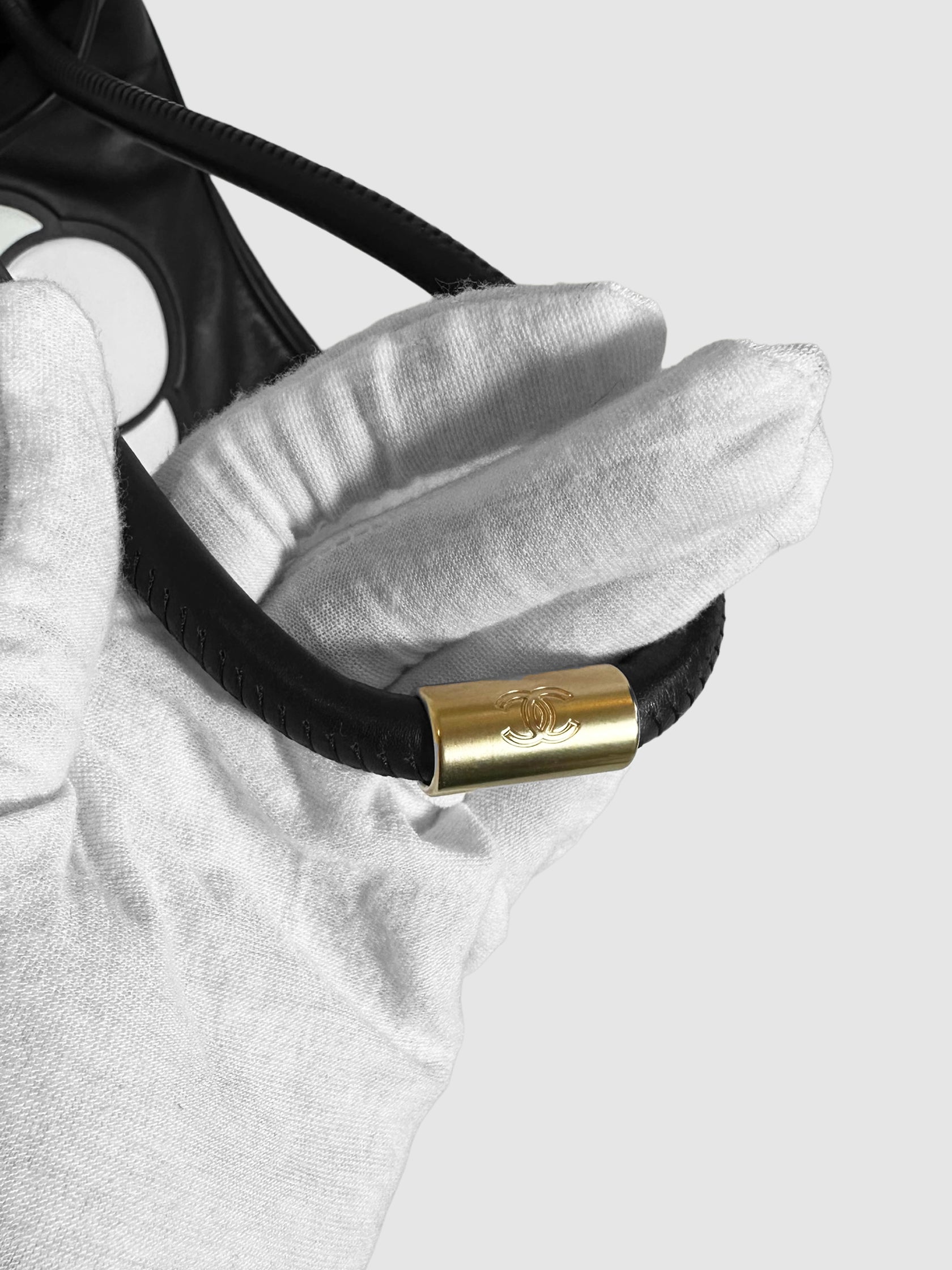 Lambskin Camellia Tote Bag