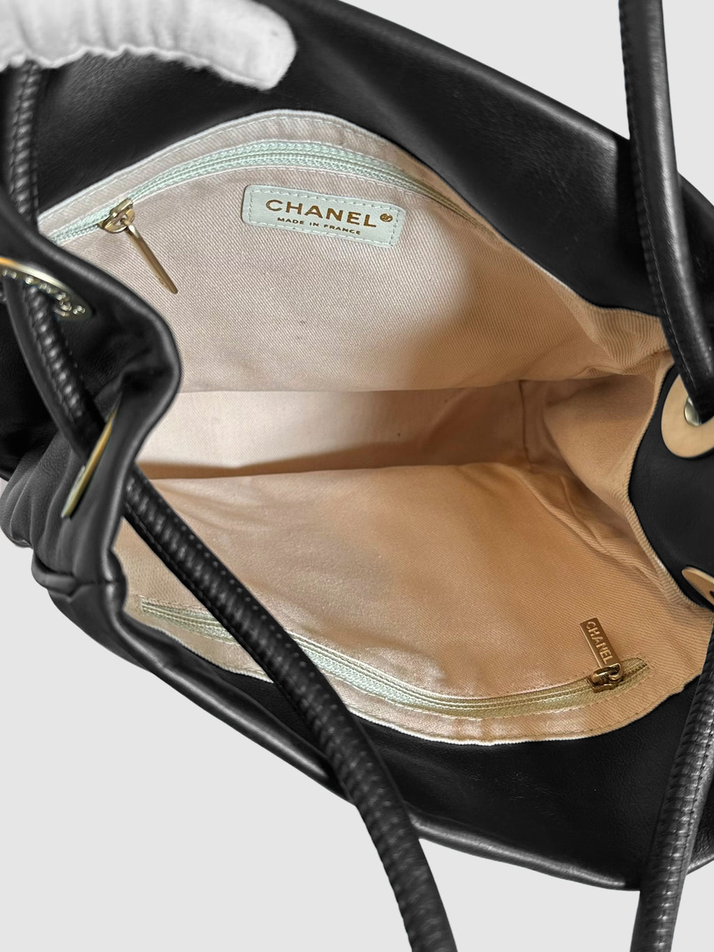 Lambskin Camellia Tote Bag