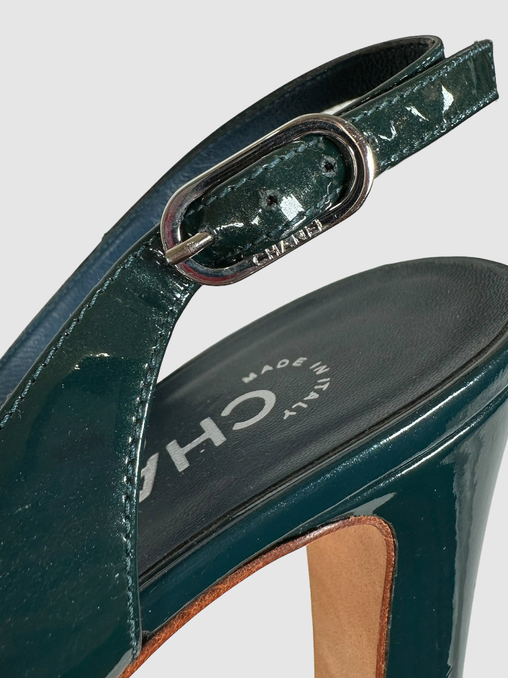 Patent Leather Slingback Pumps - Size 7.5