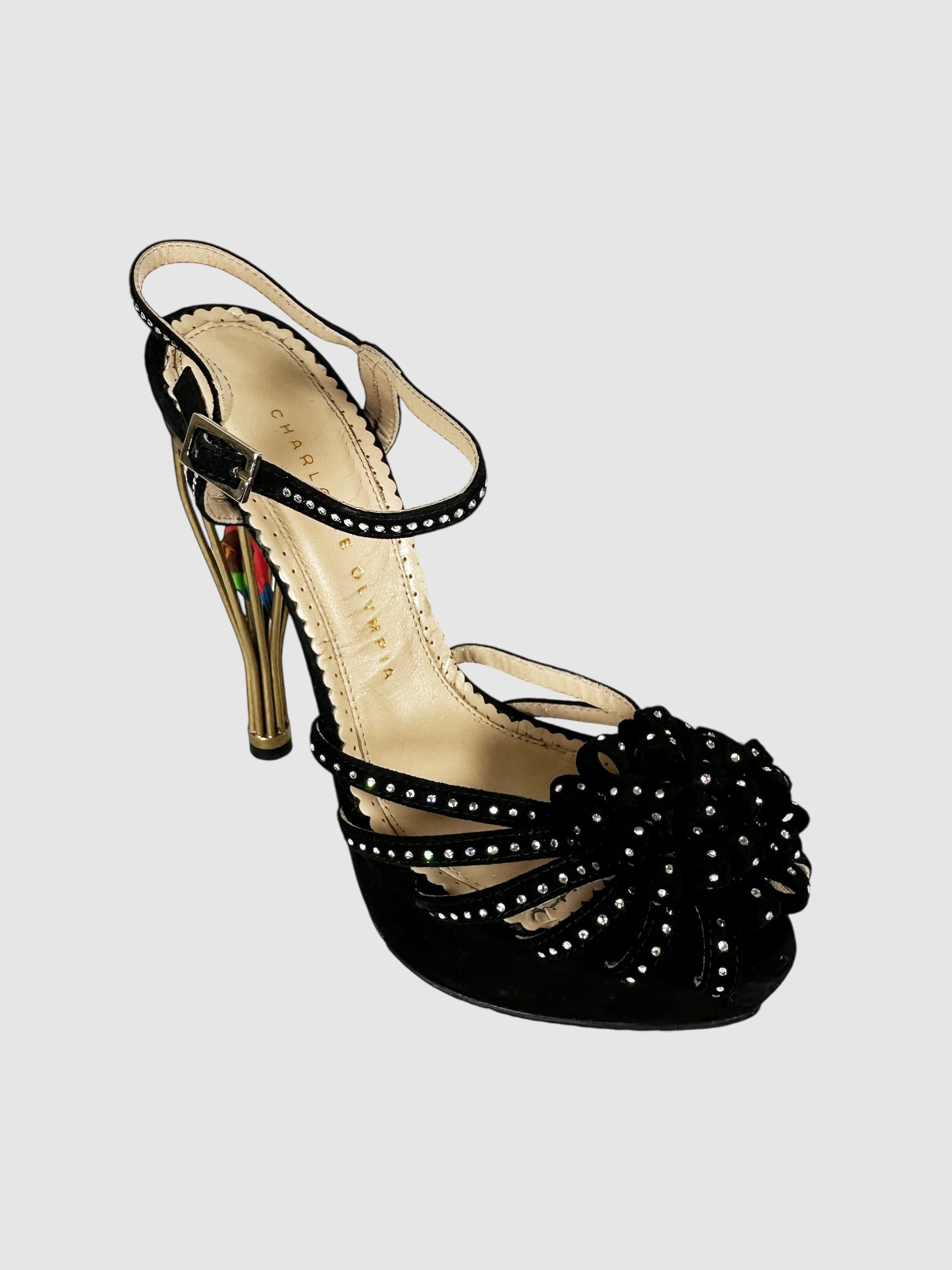 Birds of Paradise Cage Pumps - Size 37