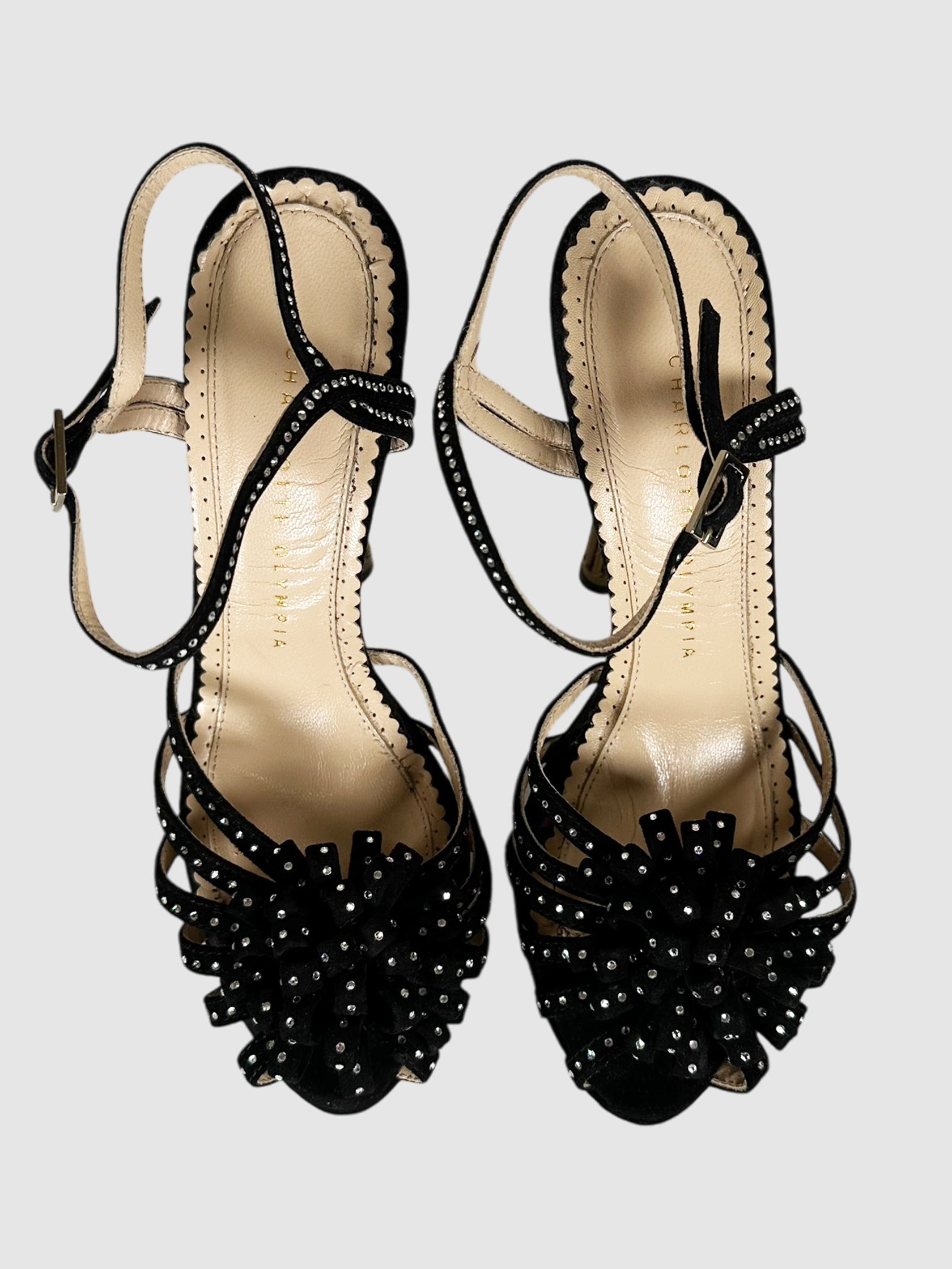 Birds of Paradise Cage Pumps - Size 37