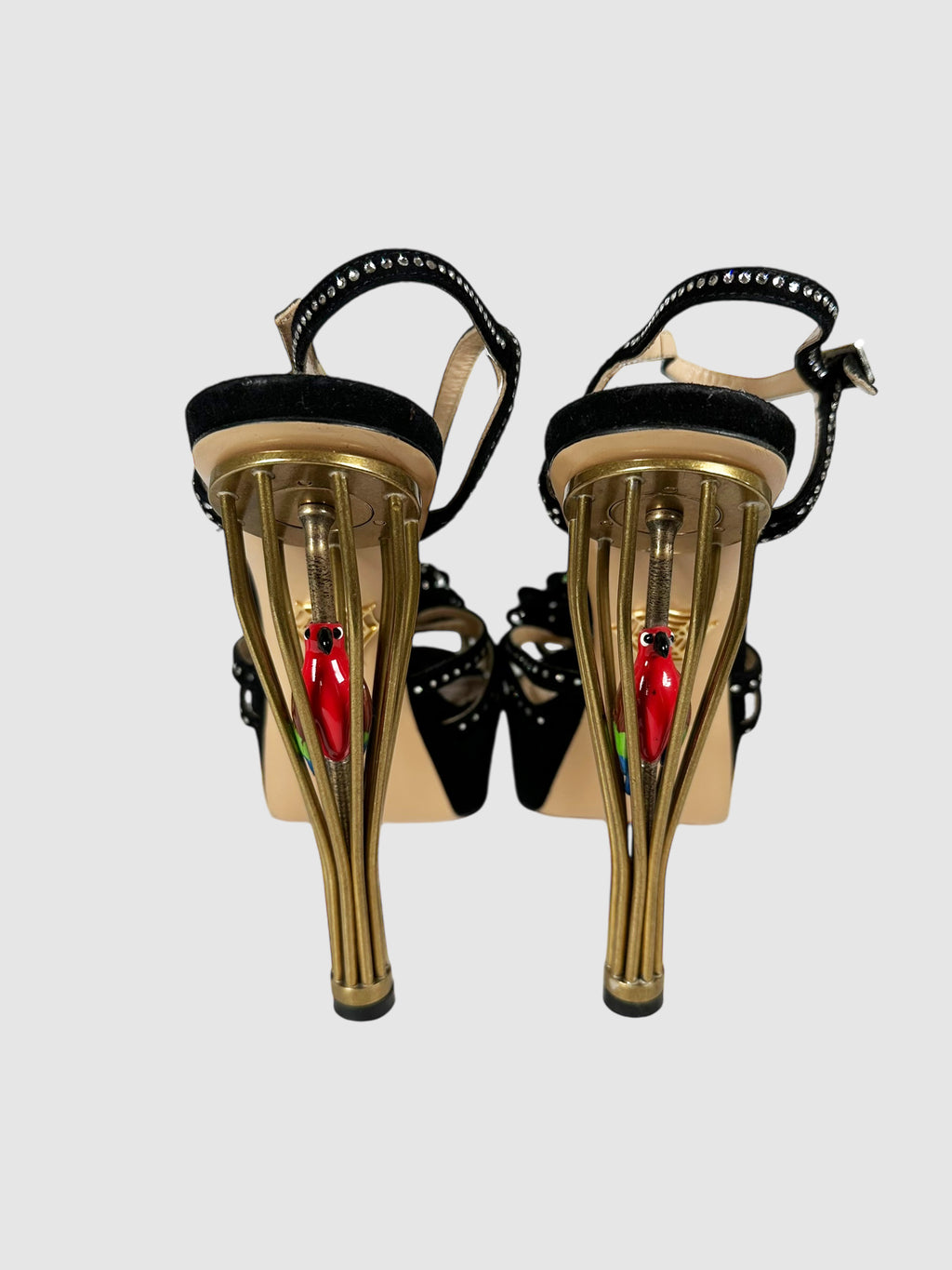 Birds of Paradise Cage Pumps - Size 37