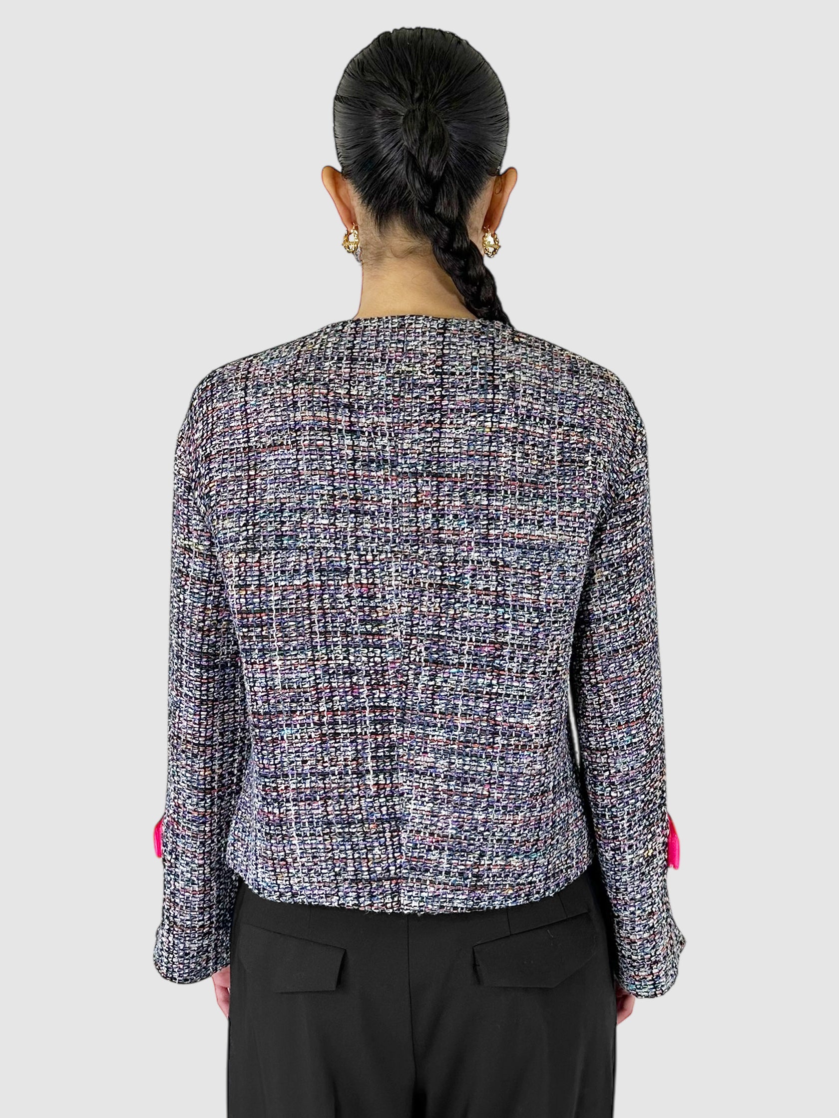 2017 Fantasy Tweed Velcro Jacket - Size 38