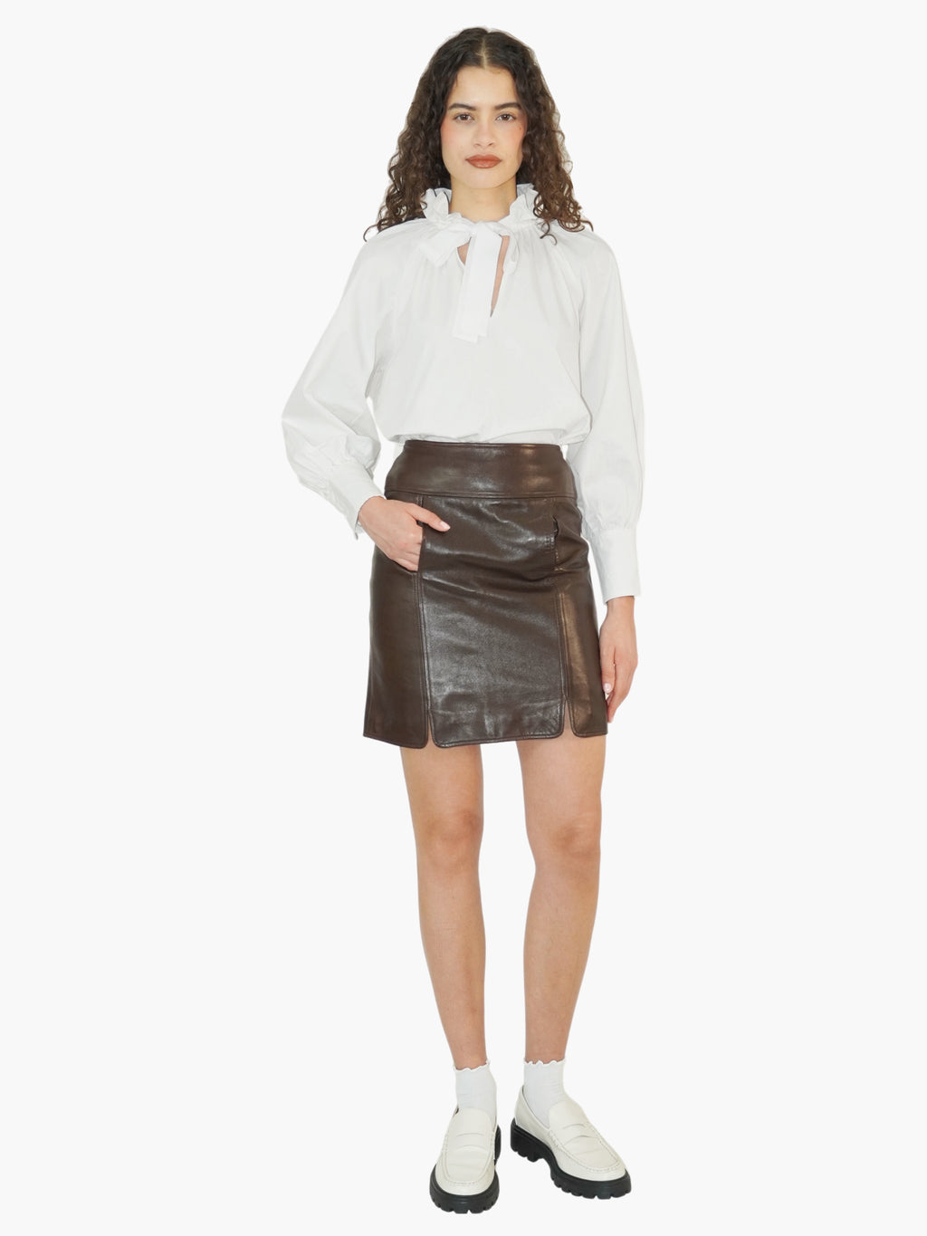 Split Hem Skirt