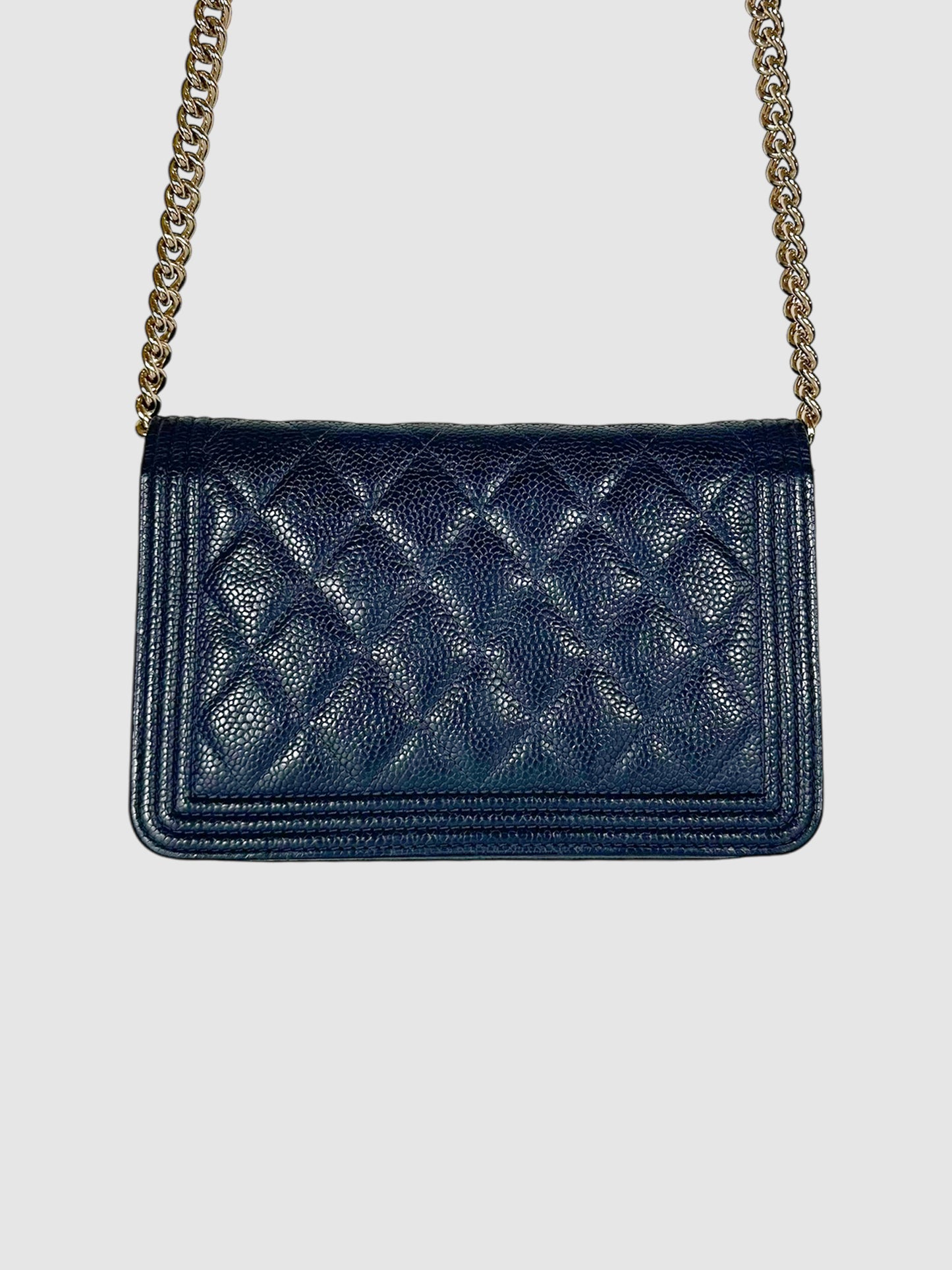 2019-2020 Quilted Boy Wallet on Chain