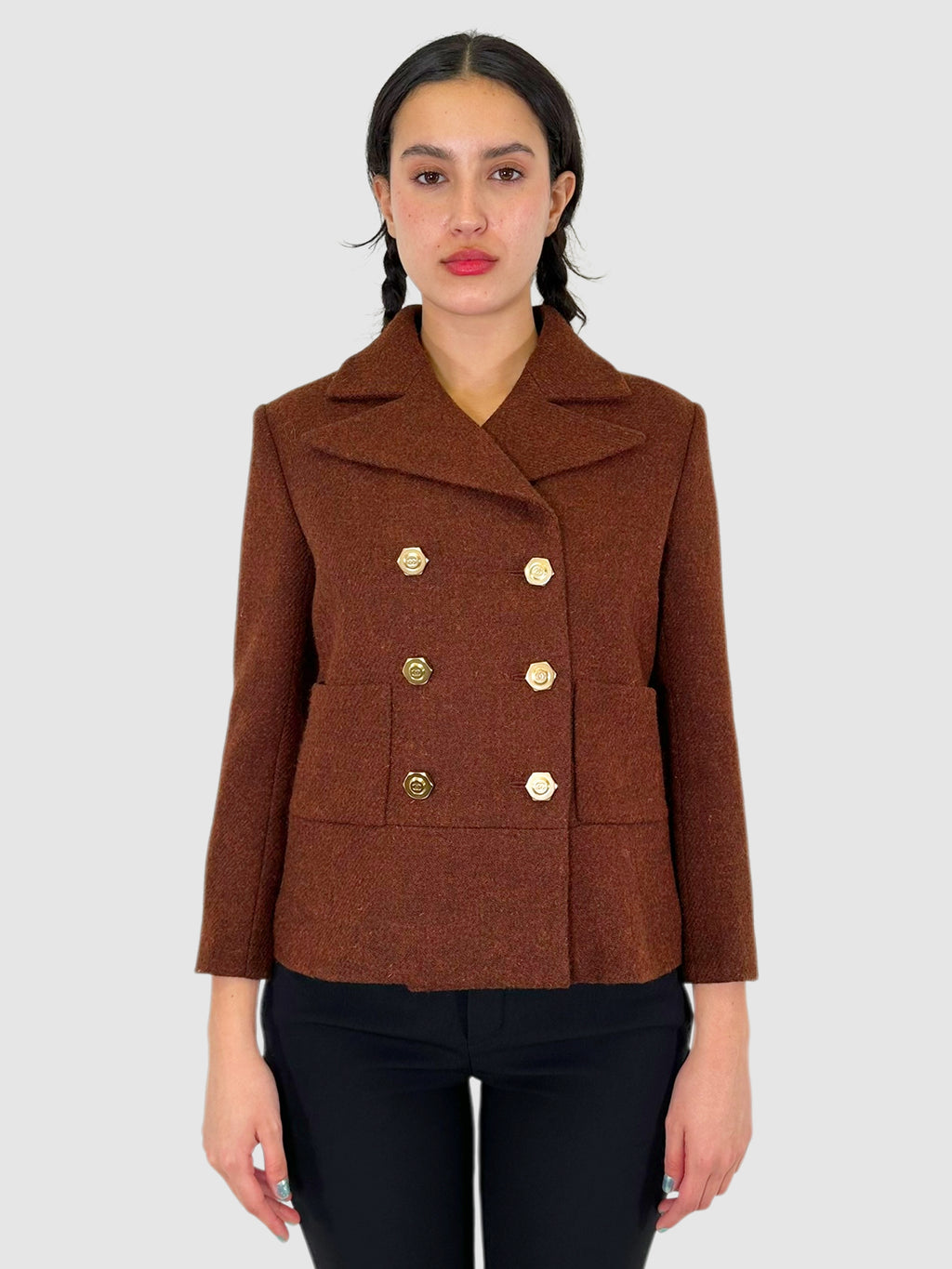 2018 Wool Double-Breasted Blazer