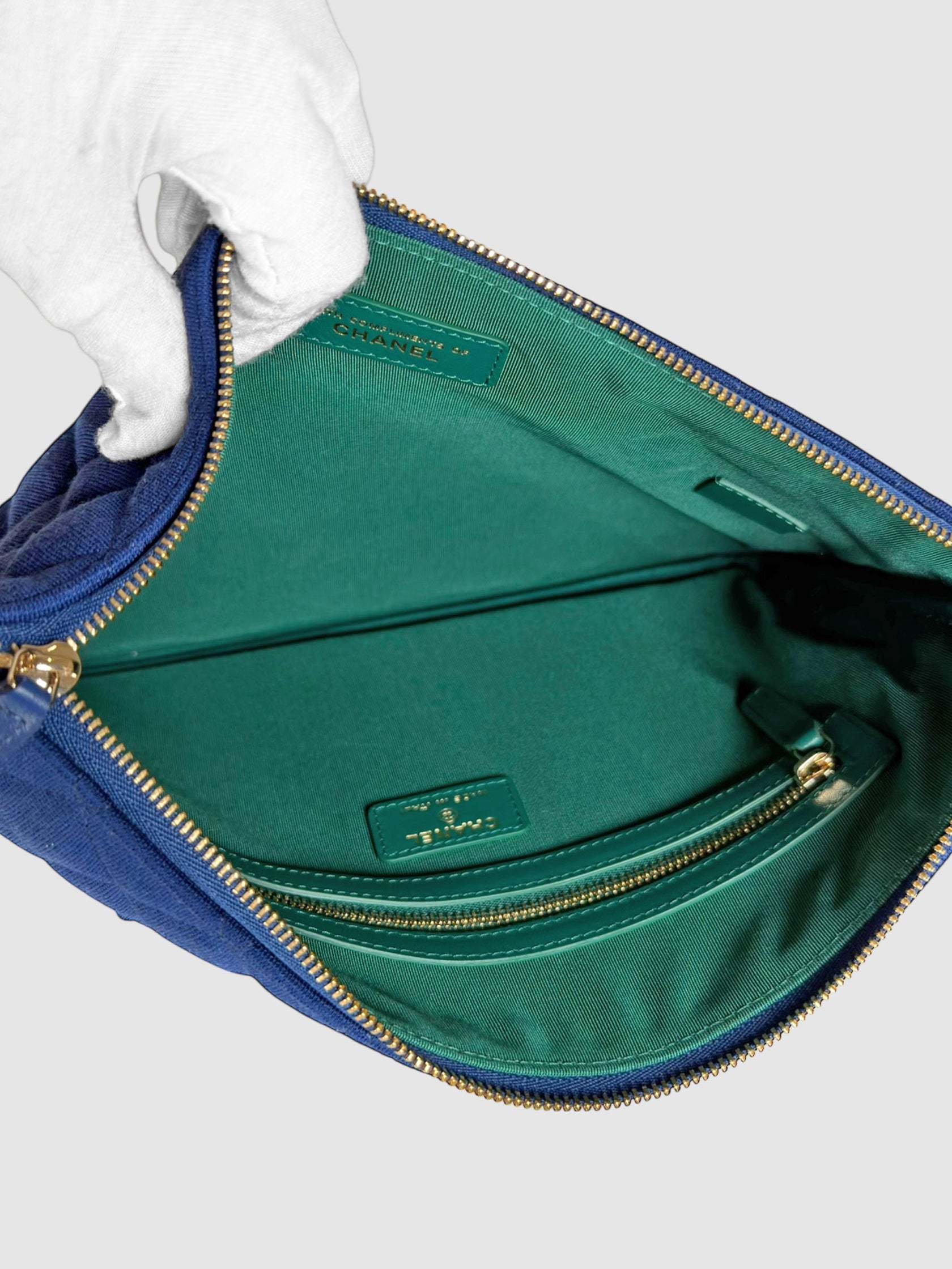 Medium Jersey O Clutch