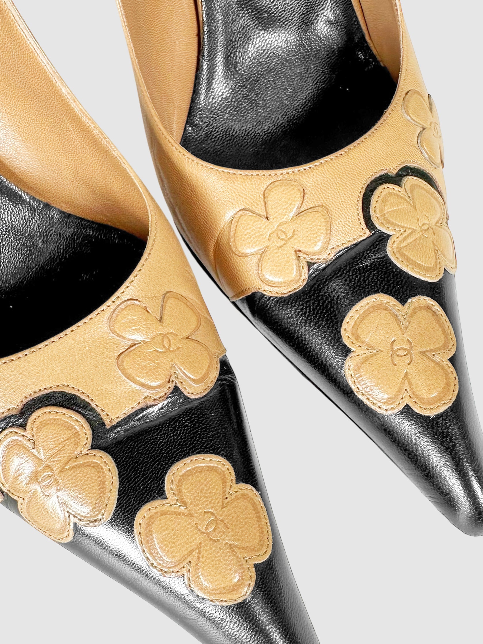 Camellia Slingback Pumps