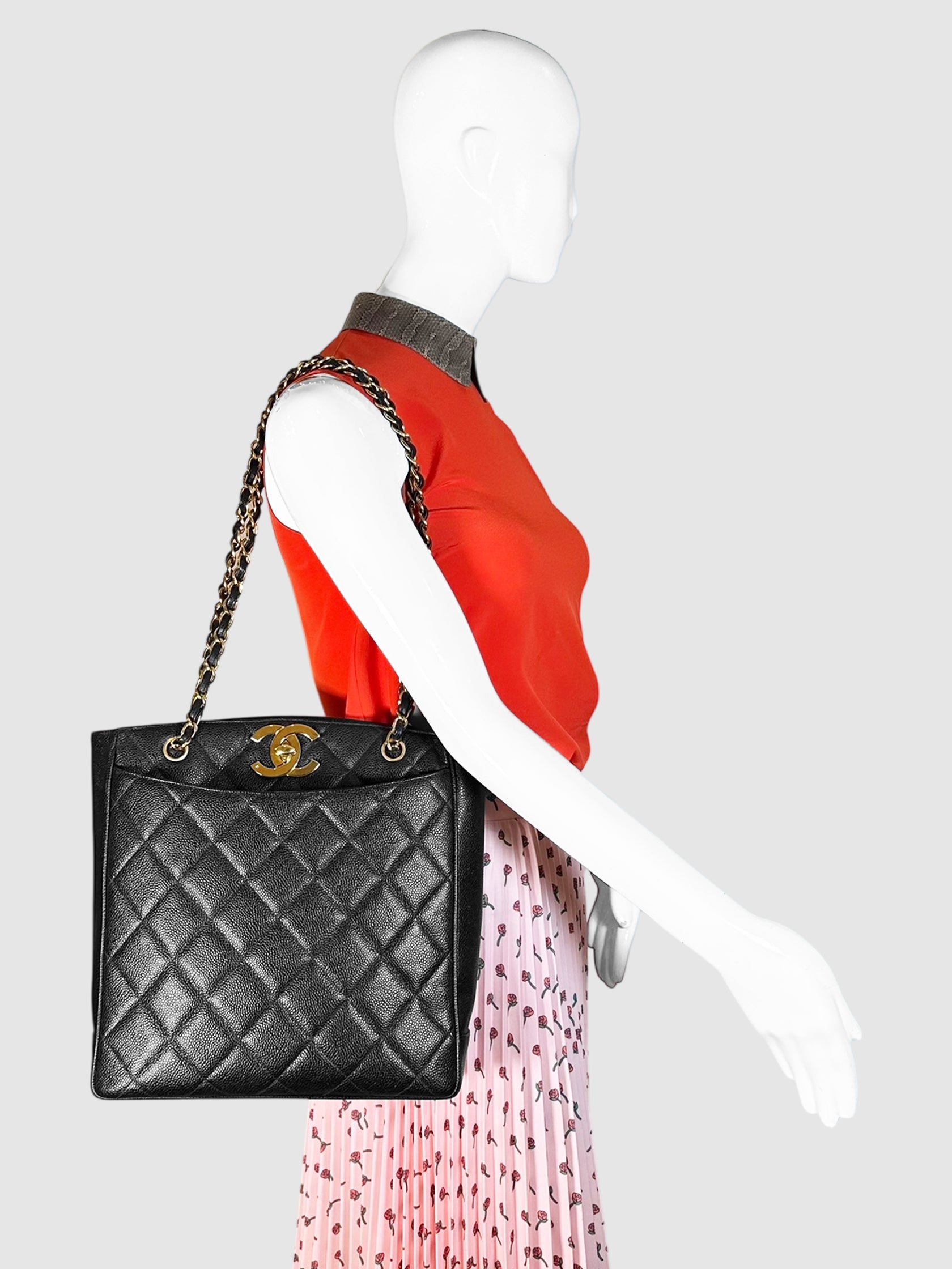 2019-2020 Quilted Leather Tote