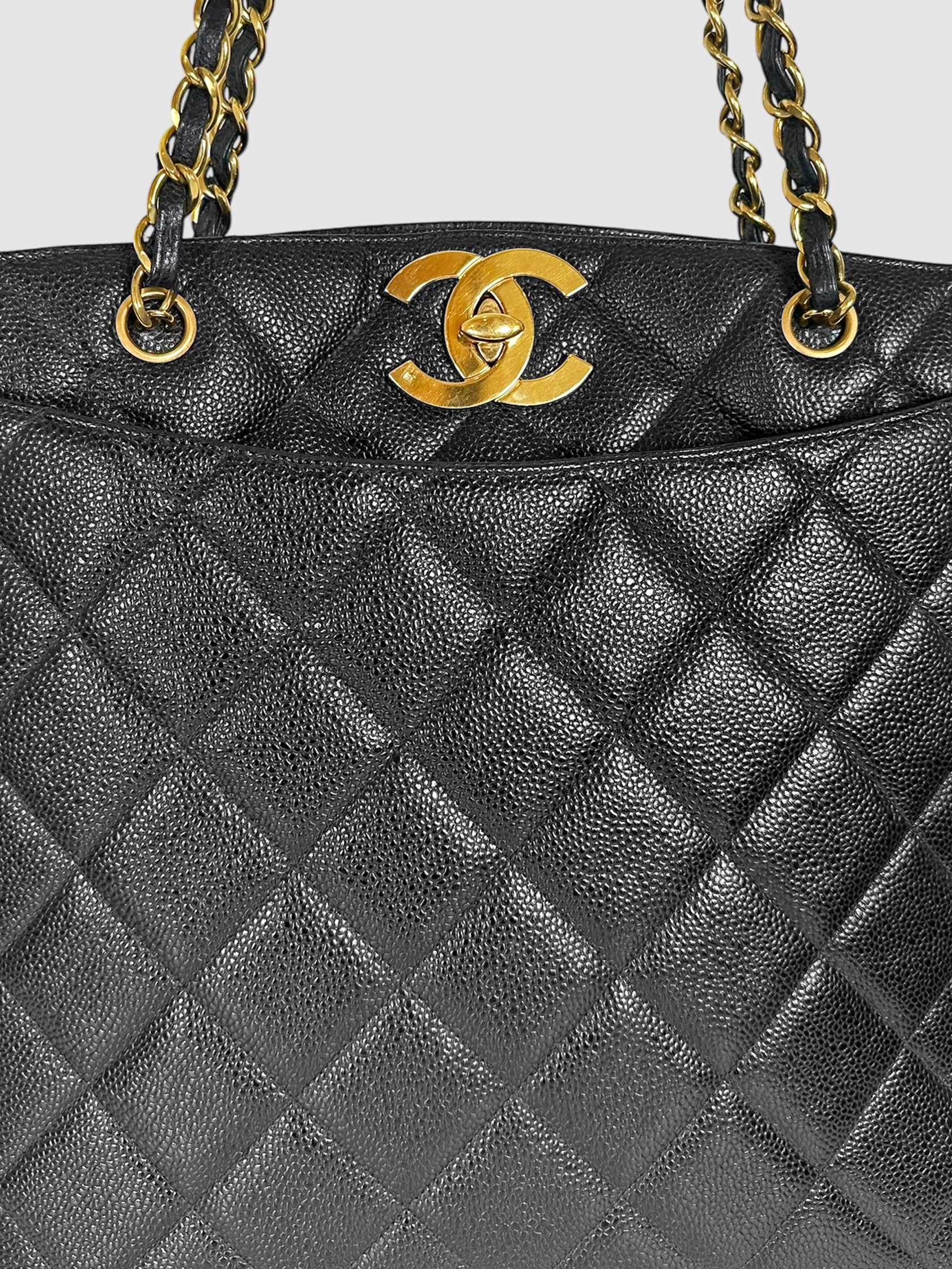 2019-2020 Quilted Leather Tote