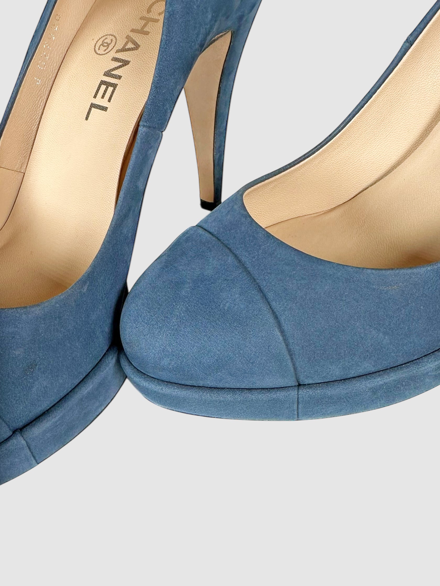 2012 Suede Platform Pumps