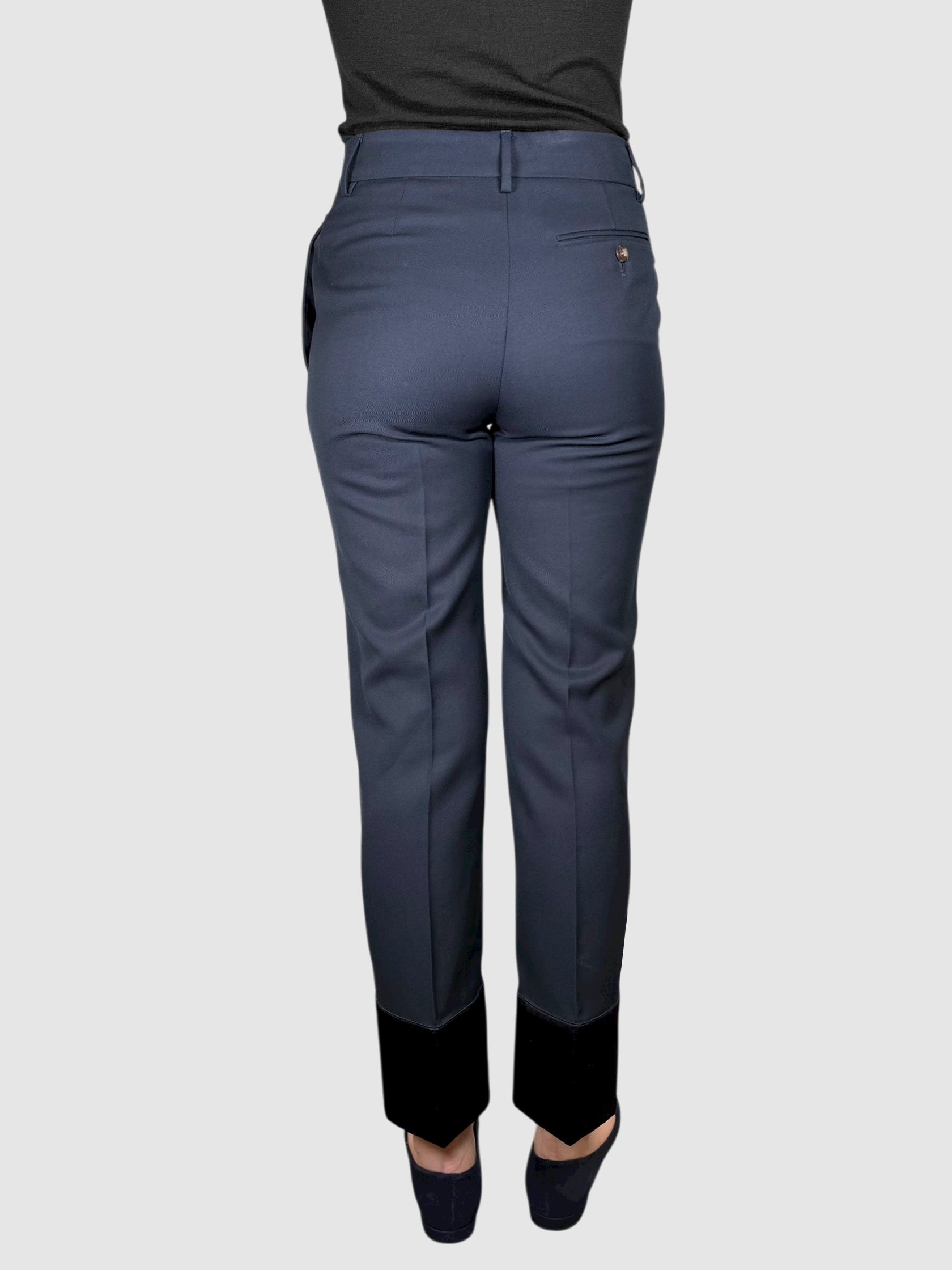 Wool Pleated Pants