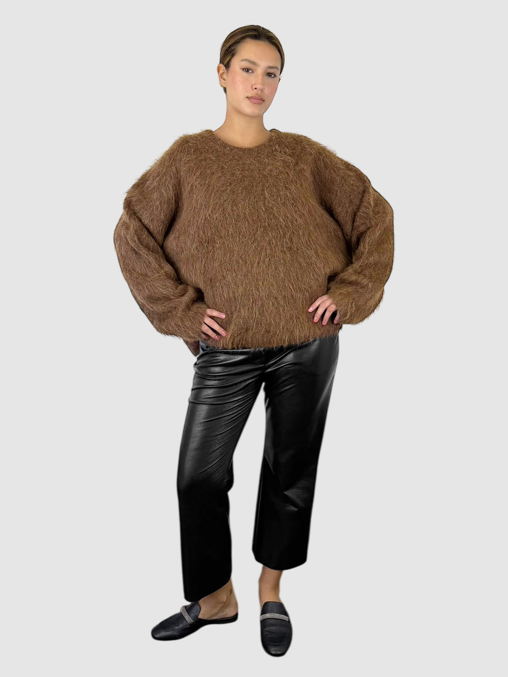 Boxy Alpaca Sweater