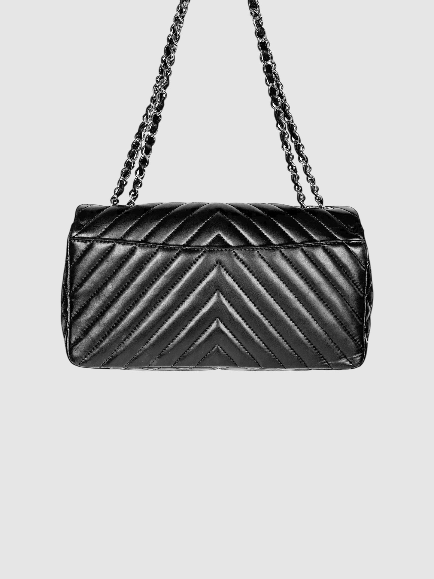 2012-2013 Large Surpique Chevron Flap Bag