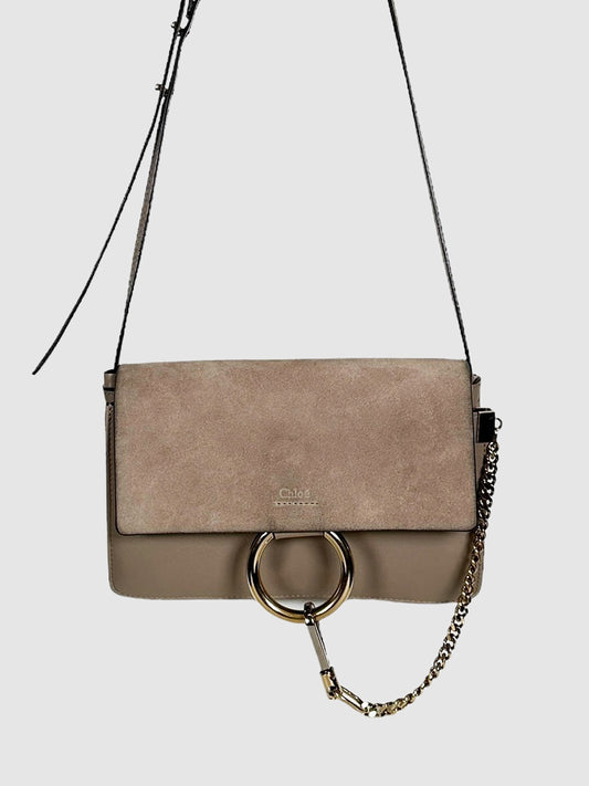 Leather and Suede Faye Bag