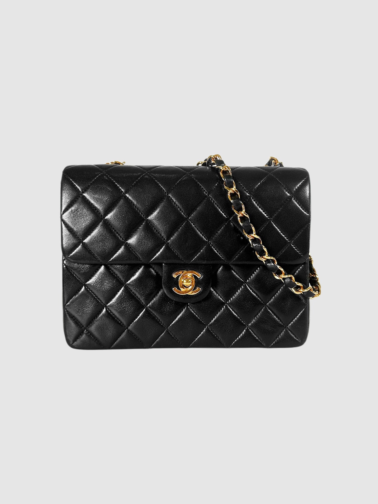 Quilted Coco Mark Flap Bag