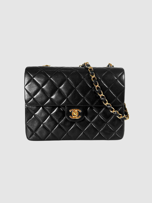 Quilted Coco Mark Flap Bag