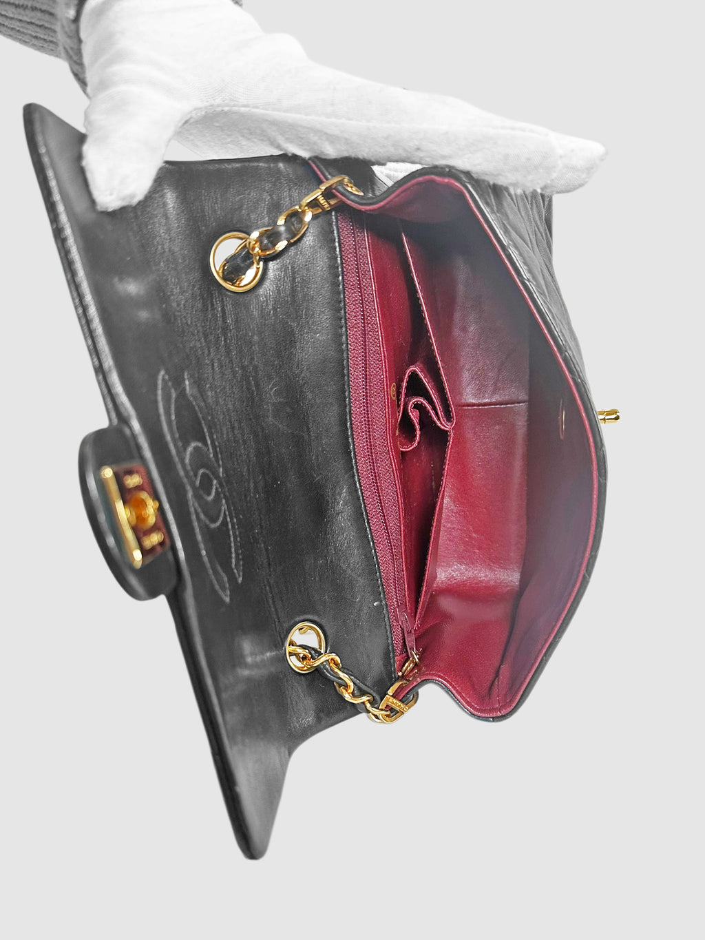 2015-2016 Quilted Coco Mark Flap Bag