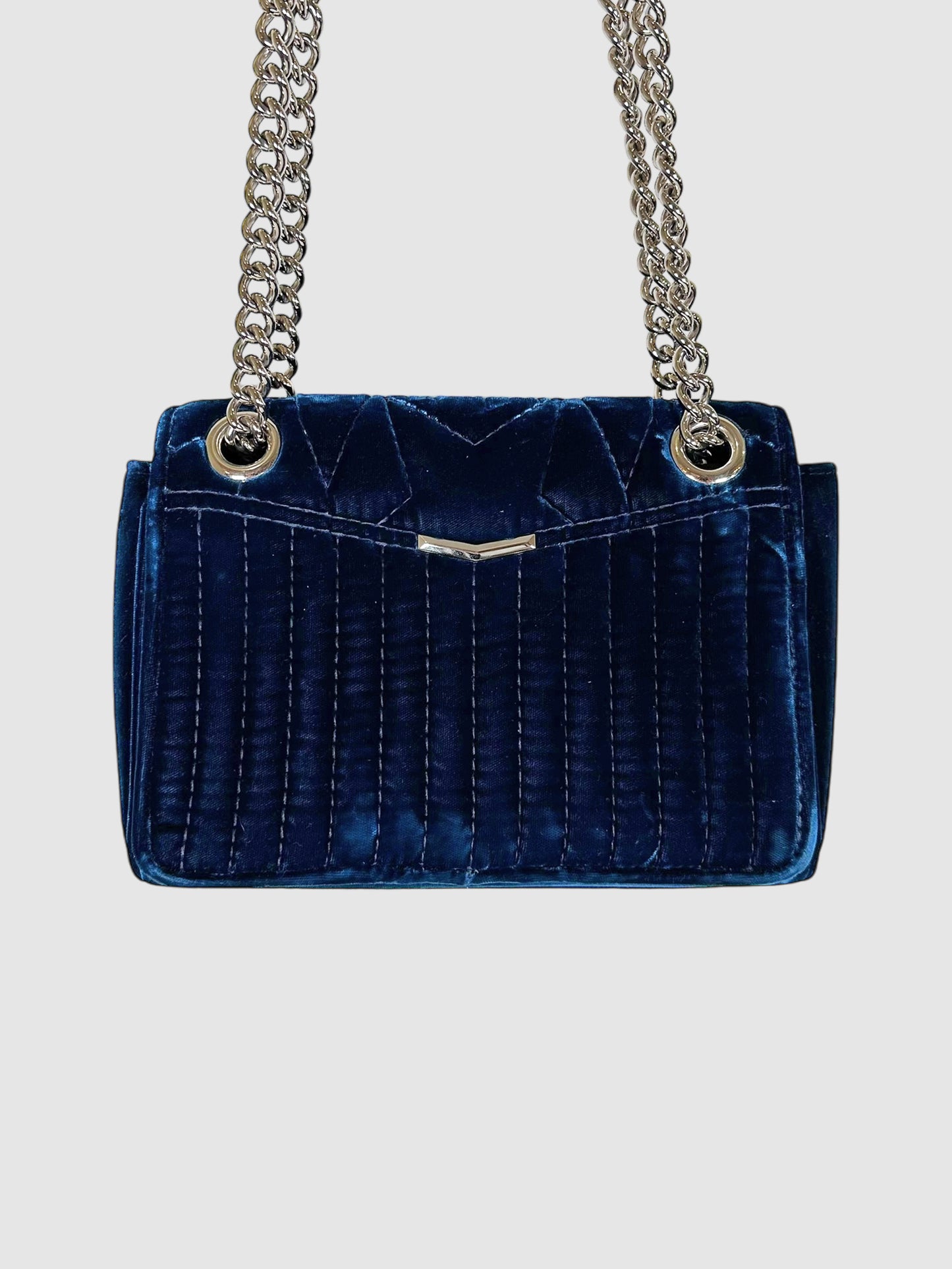 Velvet Quilted Star Shoulder Bag