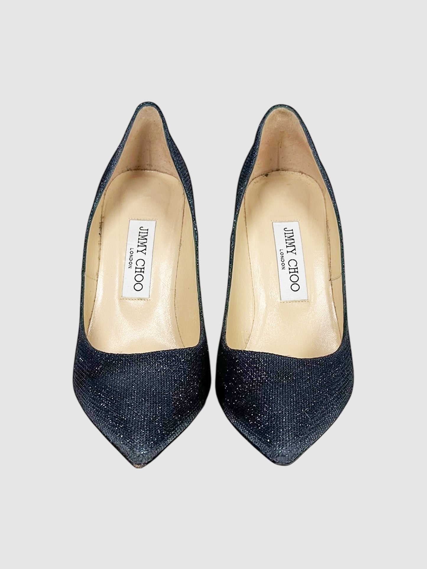 Glitter Agnes Pumps