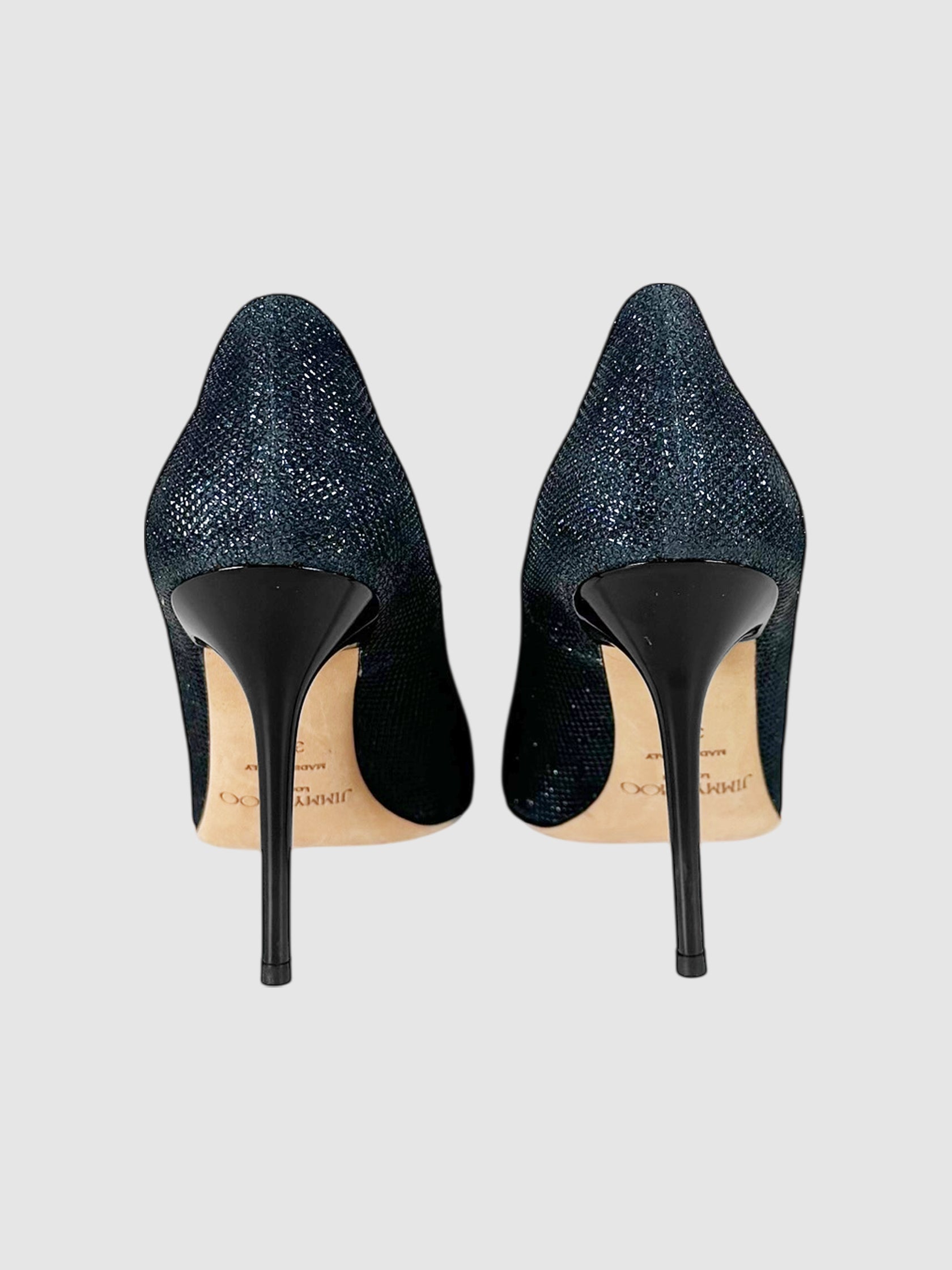 Glitter Agnes Pumps