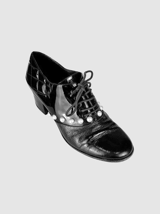 Faux Pearl Loafers