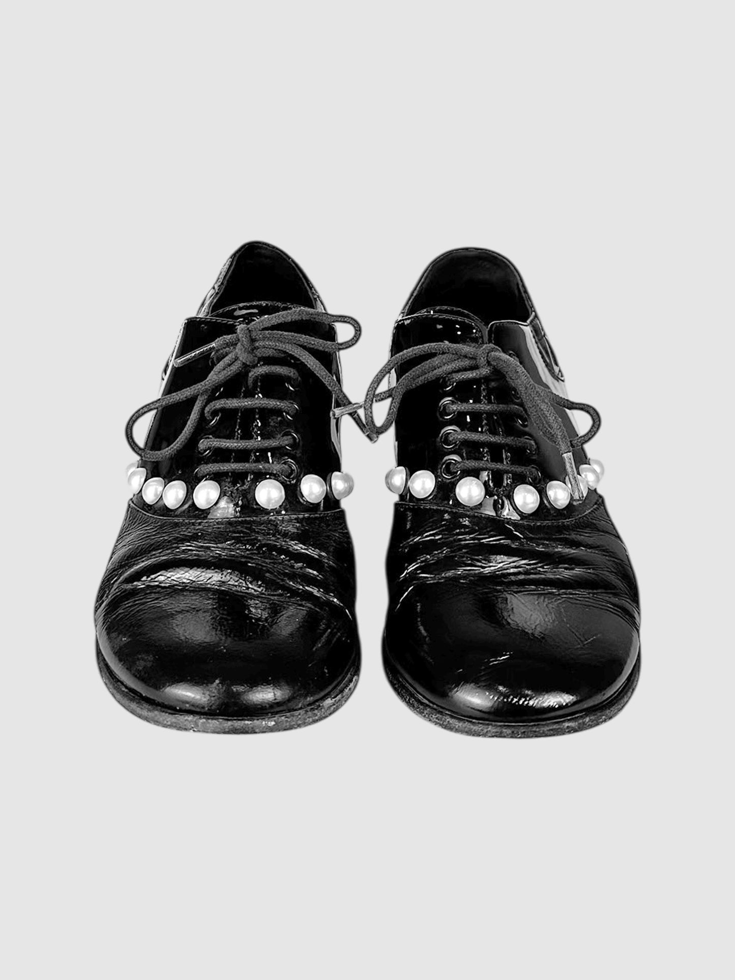 Faux Pearl Loafers