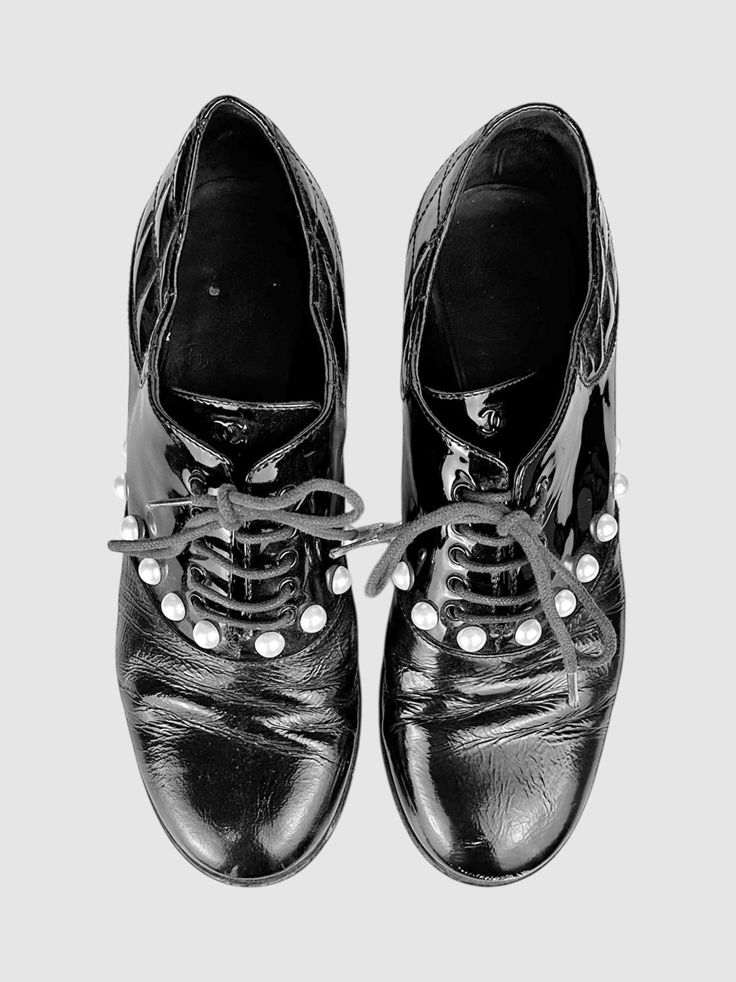 Faux Pearl Loafers