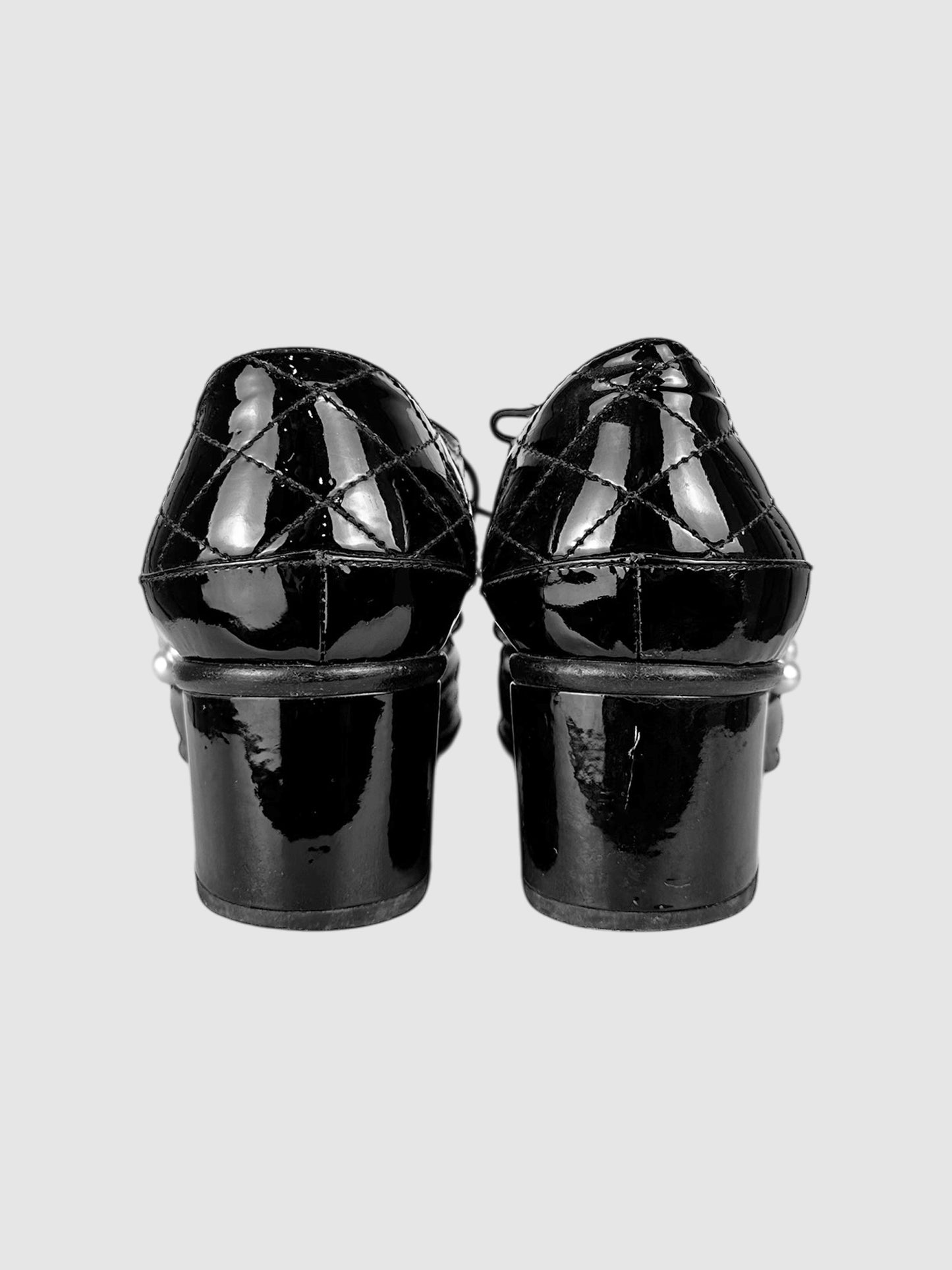 Faux Pearl Loafers