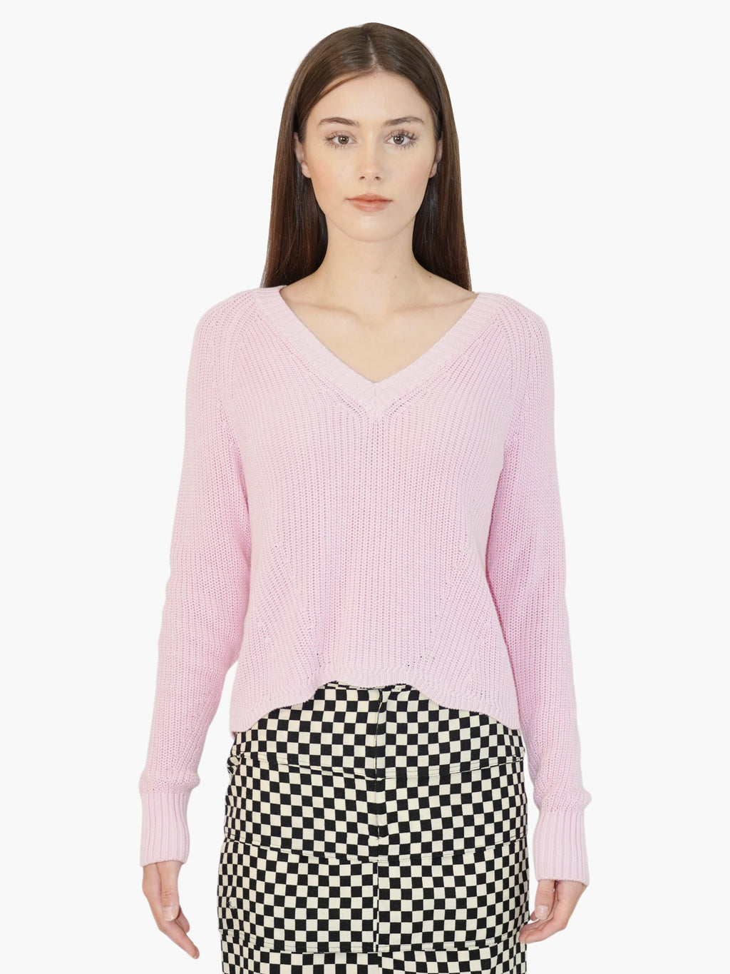 Knit V-Neck Sweater