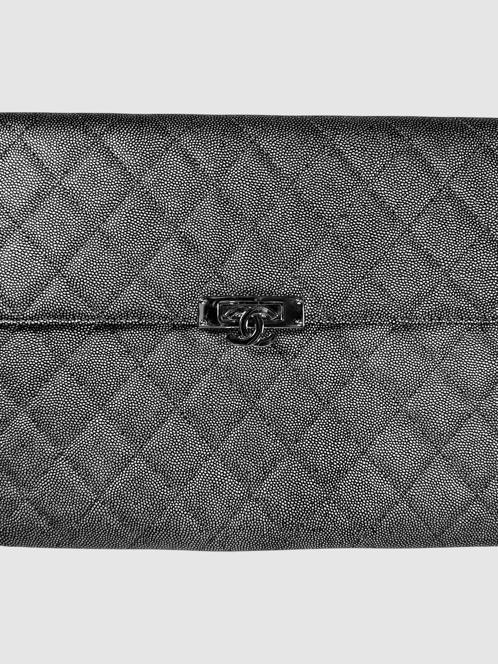 Quilted Golden Class Envelope Pouch