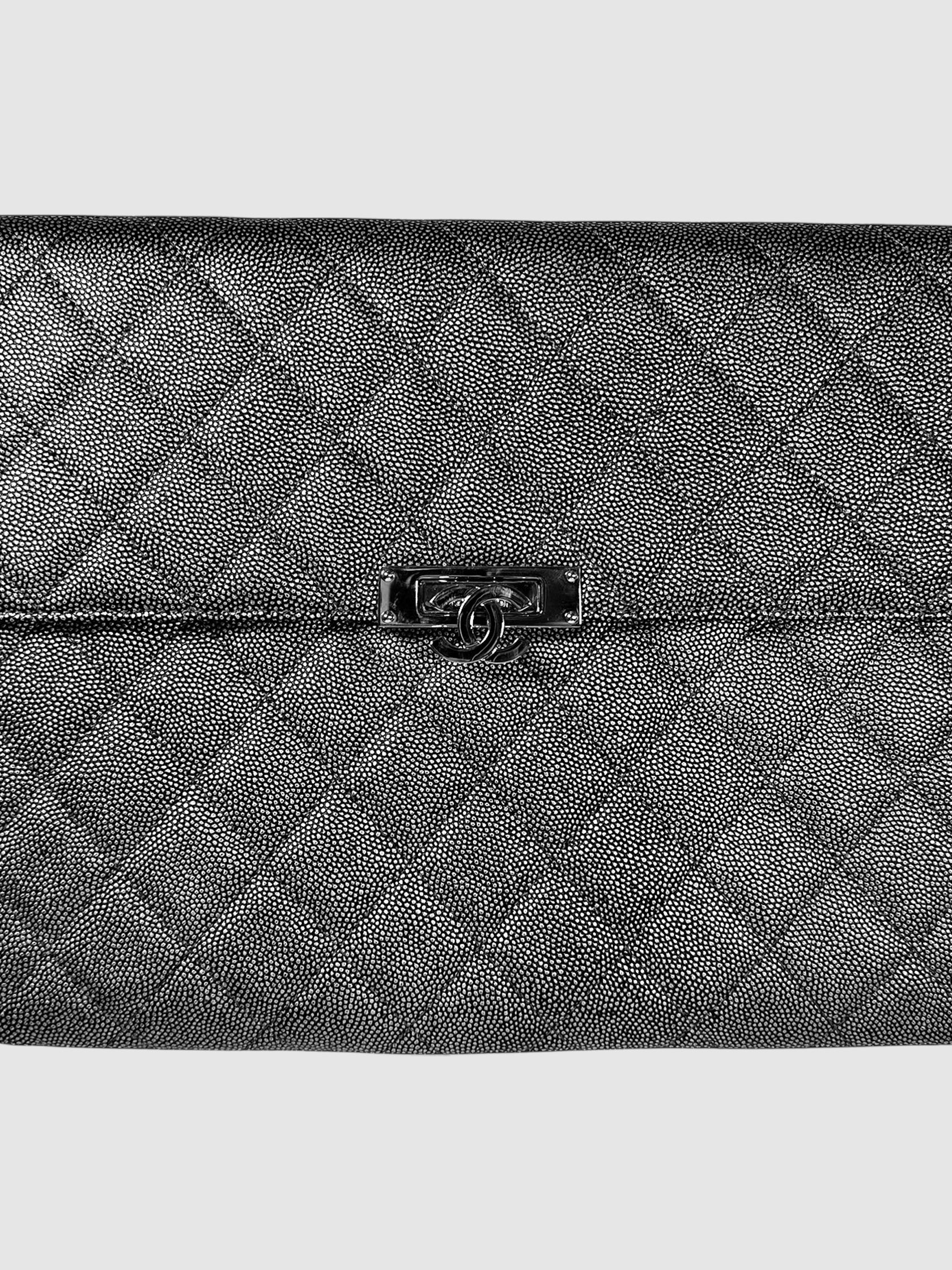 Quilted Golden Class Envelope Pouch