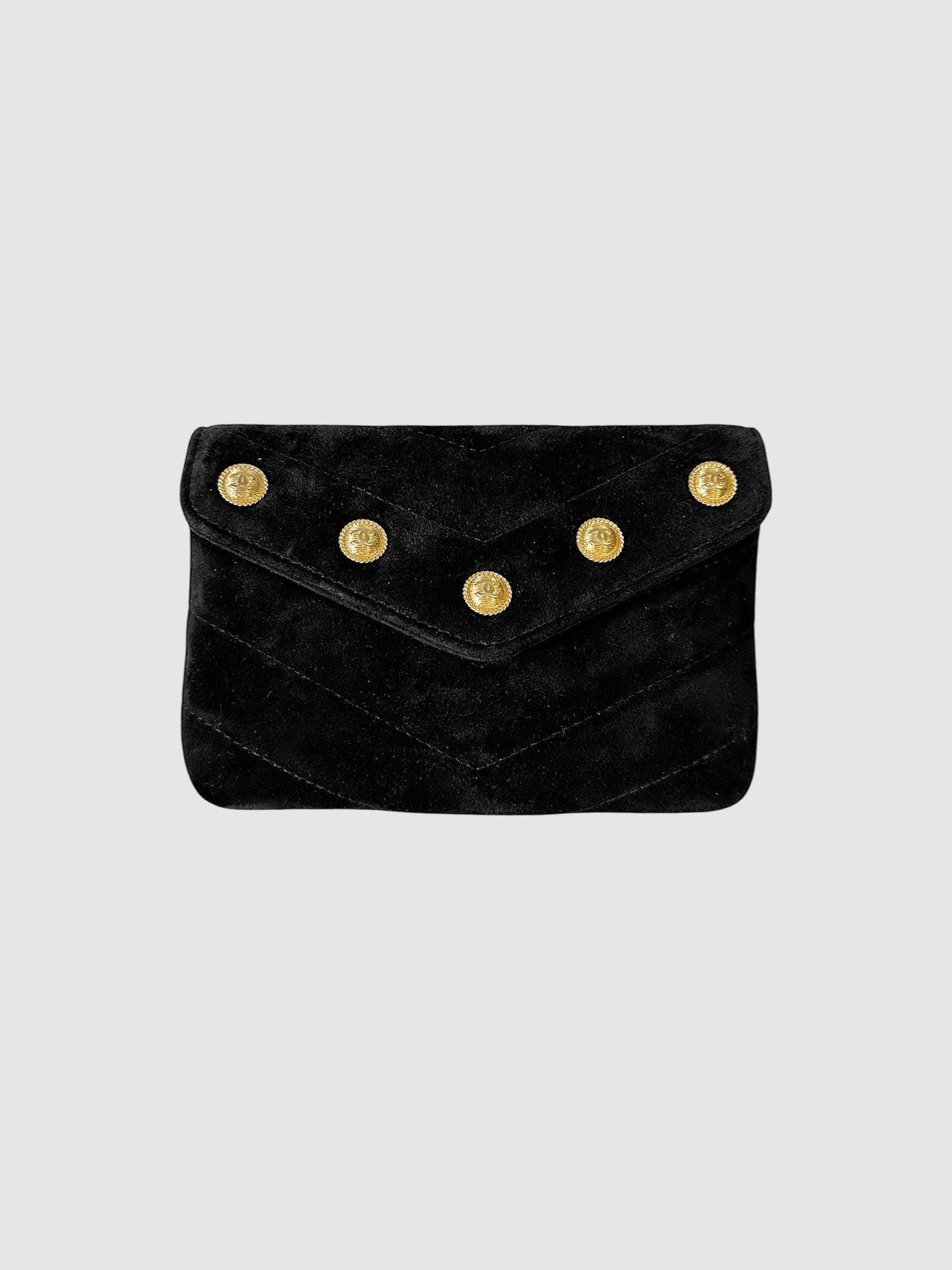 Small Paris-Hamburg CC Button Flap Pouch