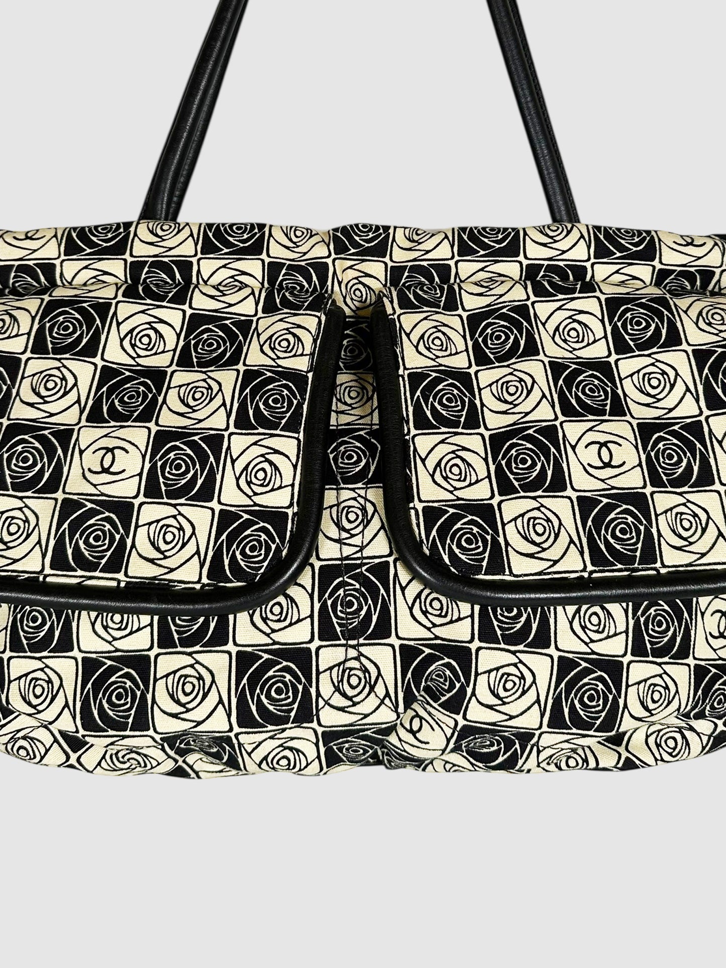 Camellia Checkered Bag